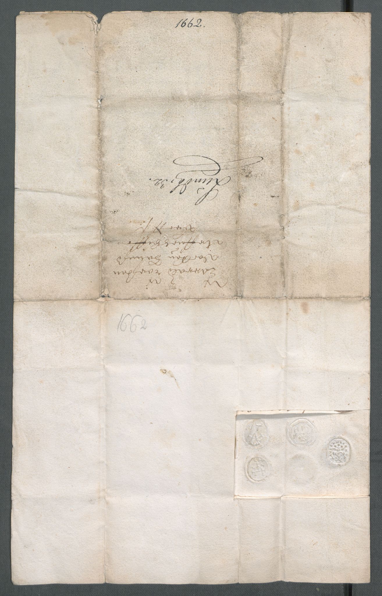 Riksarkivets diplomsamling, AV/RA-EA-5965/F02/L0169: Dokumenter, 1661-1663, s. 86