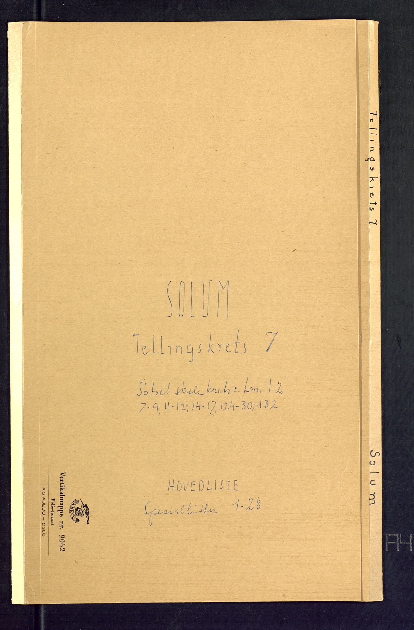 SAKO, Folketelling 1875 for 0818P Solum prestegjeld, 1875, s. 32