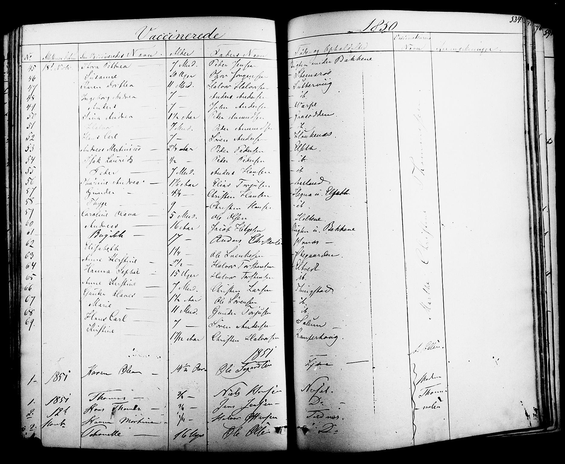 Solum kirkebøker, AV/SAKO-A-306/F/Fa/L0006: Ministerialbok nr. I 6, 1844-1855, s. 534