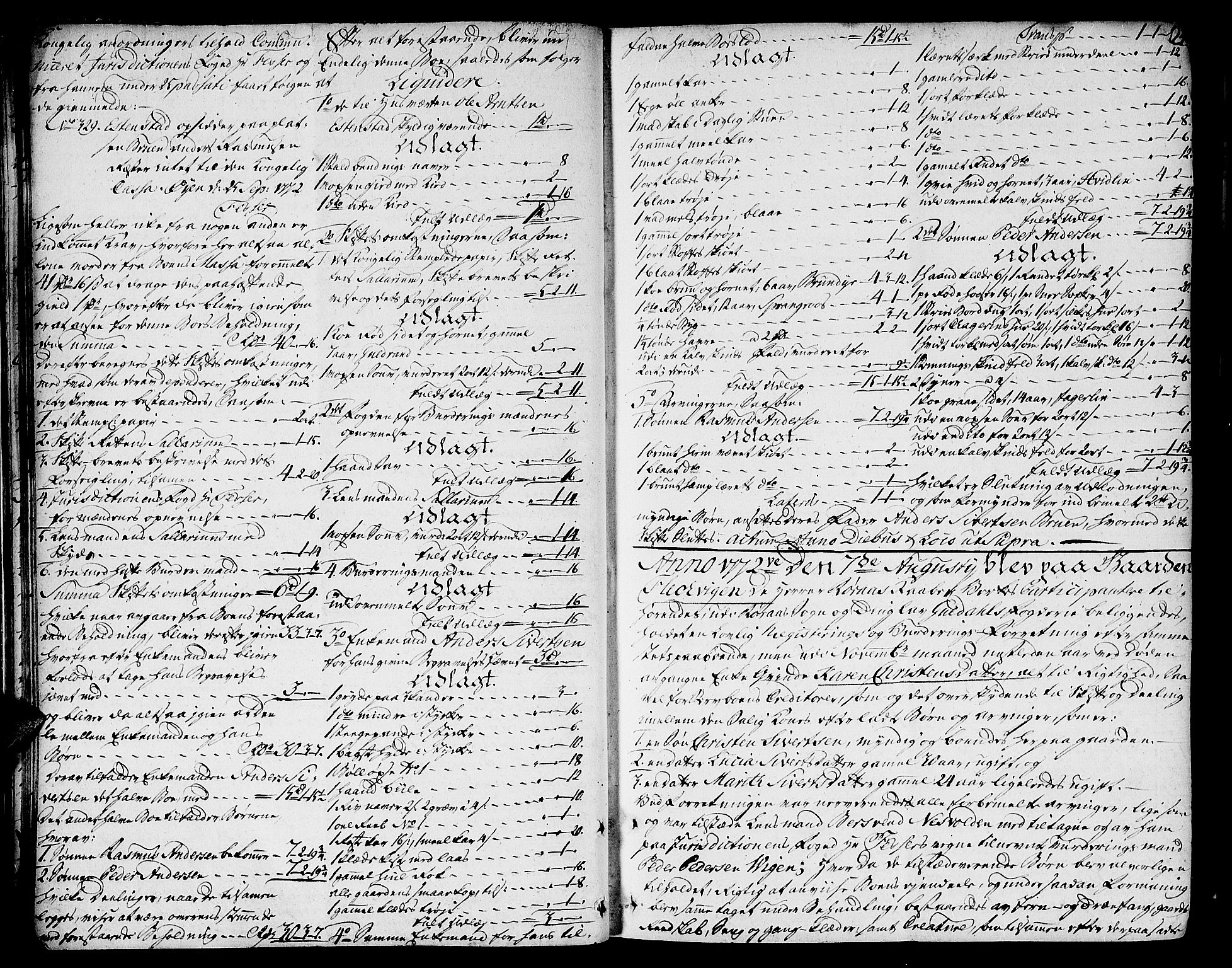 Gauldal sorenskriveri, AV/SAT-A-0014/1/3/3A/L0005: Skifteprotokoll, 1772-1777, s. 23b-24a