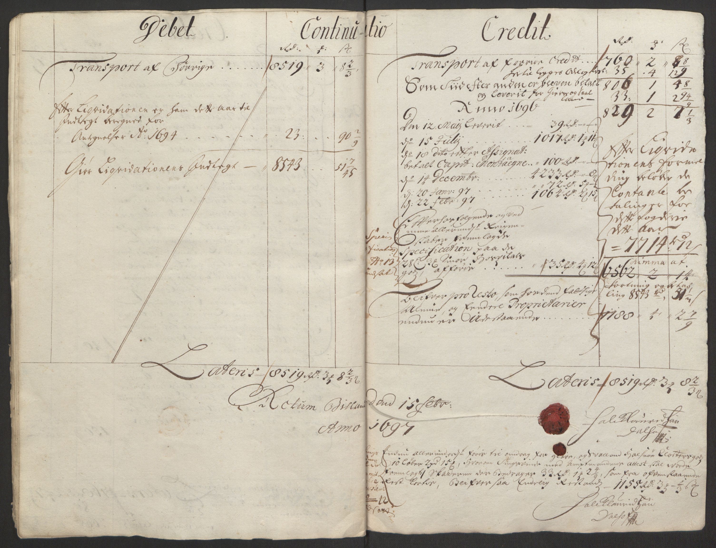 Rentekammeret inntil 1814, Reviderte regnskaper, Fogderegnskap, RA/EA-4092/R48/L2976: Fogderegnskap Sunnhordland og Hardanger, 1695-1696, s. 283