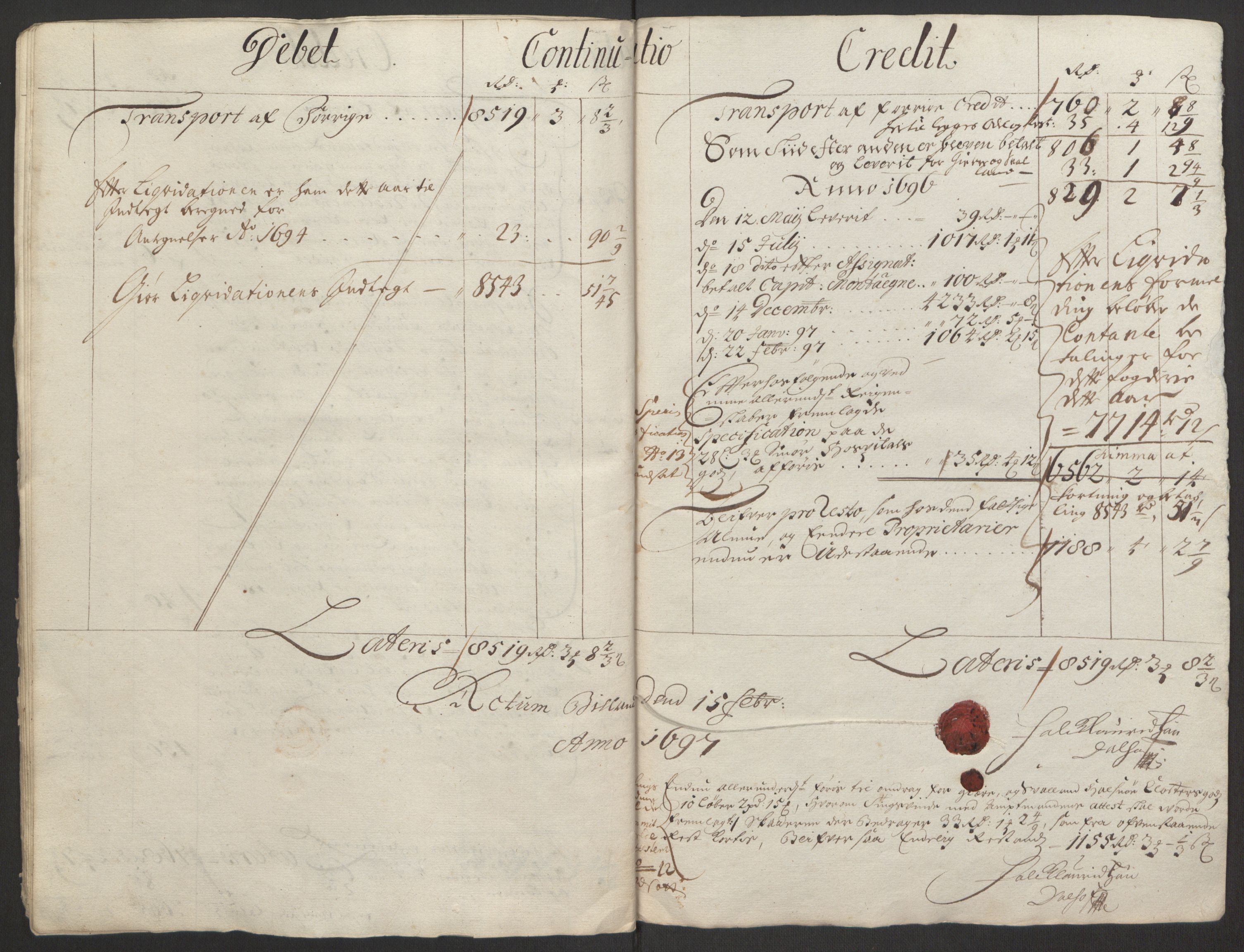 Rentekammeret inntil 1814, Reviderte regnskaper, Fogderegnskap, AV/RA-EA-4092/R48/L2976: Fogderegnskap Sunnhordland og Hardanger, 1695-1696, s. 283