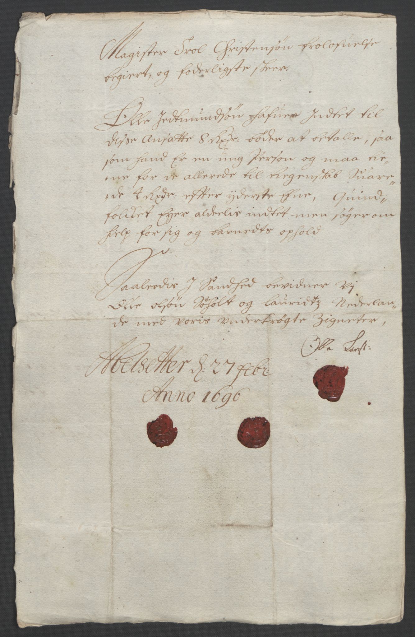 Rentekammeret inntil 1814, Reviderte regnskaper, Fogderegnskap, AV/RA-EA-4092/R54/L3554: Fogderegnskap Sunnmøre, 1691-1693, s. 502