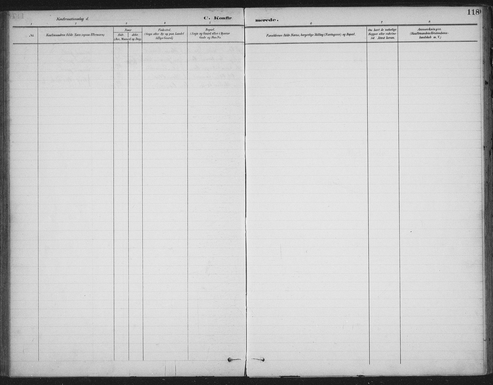 Ministerialprotokoller, klokkerbøker og fødselsregistre - Møre og Romsdal, AV/SAT-A-1454/586/L0988: Ministerialbok nr. 586A14, 1893-1905, s. 118