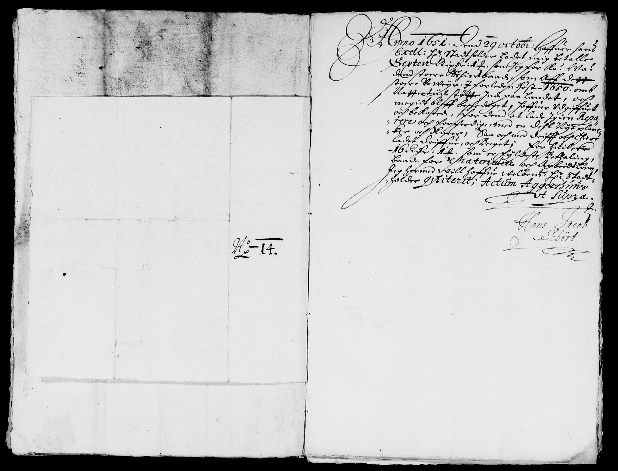 Rentekammeret inntil 1814, Reviderte regnskaper, Lensregnskaper, AV/RA-EA-5023/R/Rb/Rba/L0206: Akershus len, 1651-1652