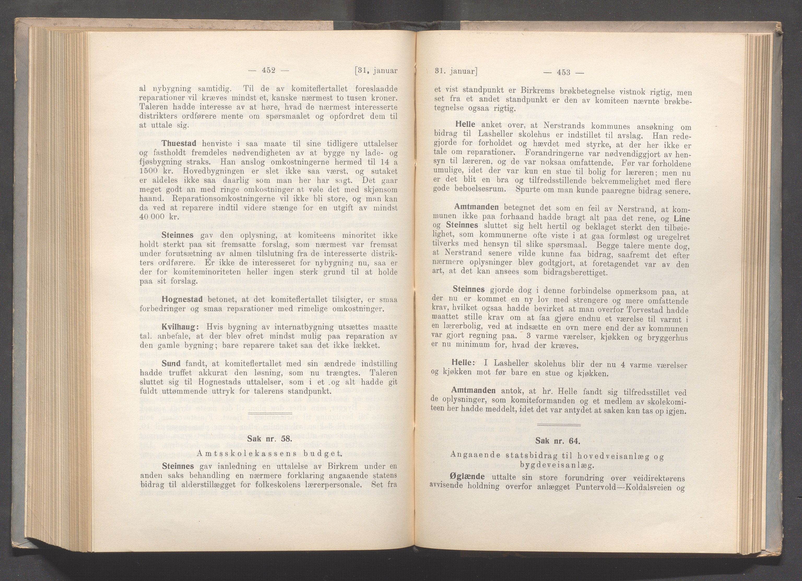 Rogaland fylkeskommune - Fylkesrådmannen , IKAR/A-900/A, 1916, s. 232