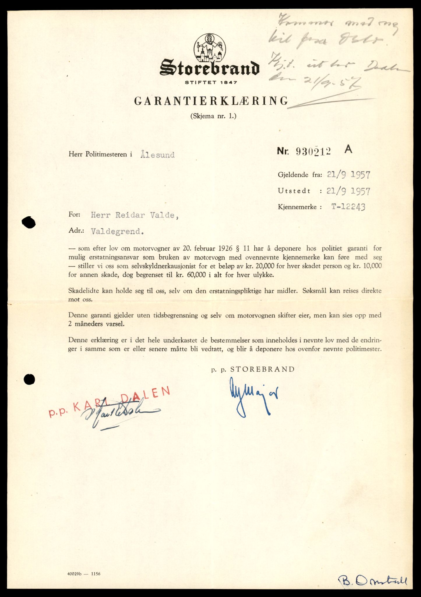 Møre og Romsdal vegkontor - Ålesund trafikkstasjon, AV/SAT-A-4099/F/Fe/L0033: Registreringskort for kjøretøy T 12151 - T 12474, 1927-1998, s. 2297