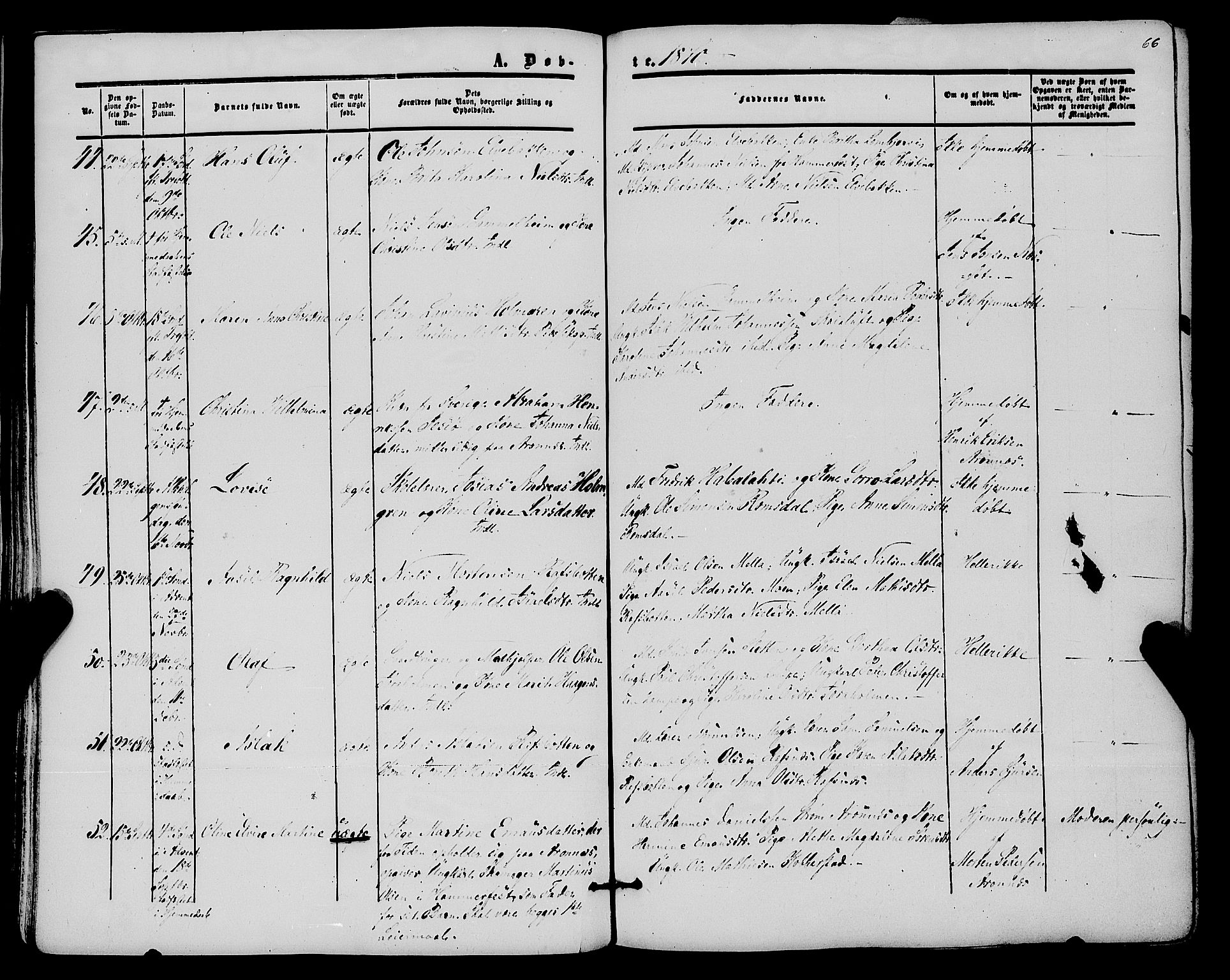 Alta sokneprestkontor, AV/SATØ-S-1338/H/Ha/L0001.kirke: Ministerialbok nr. 1, 1858-1878, s. 66