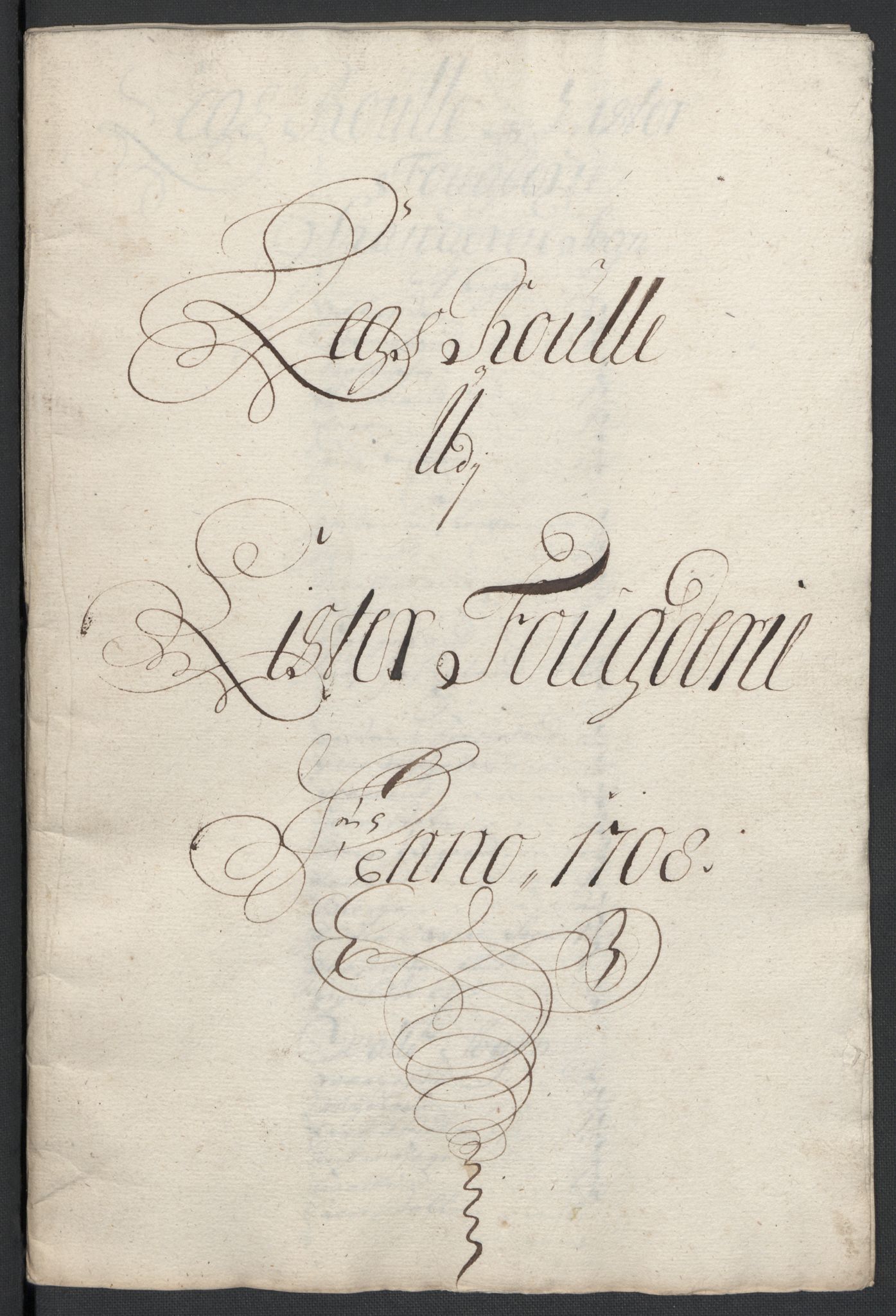 Rentekammeret inntil 1814, Reviderte regnskaper, Fogderegnskap, RA/EA-4092/R43/L2552: Fogderegnskap Lista og Mandal, 1705-1709, s. 47