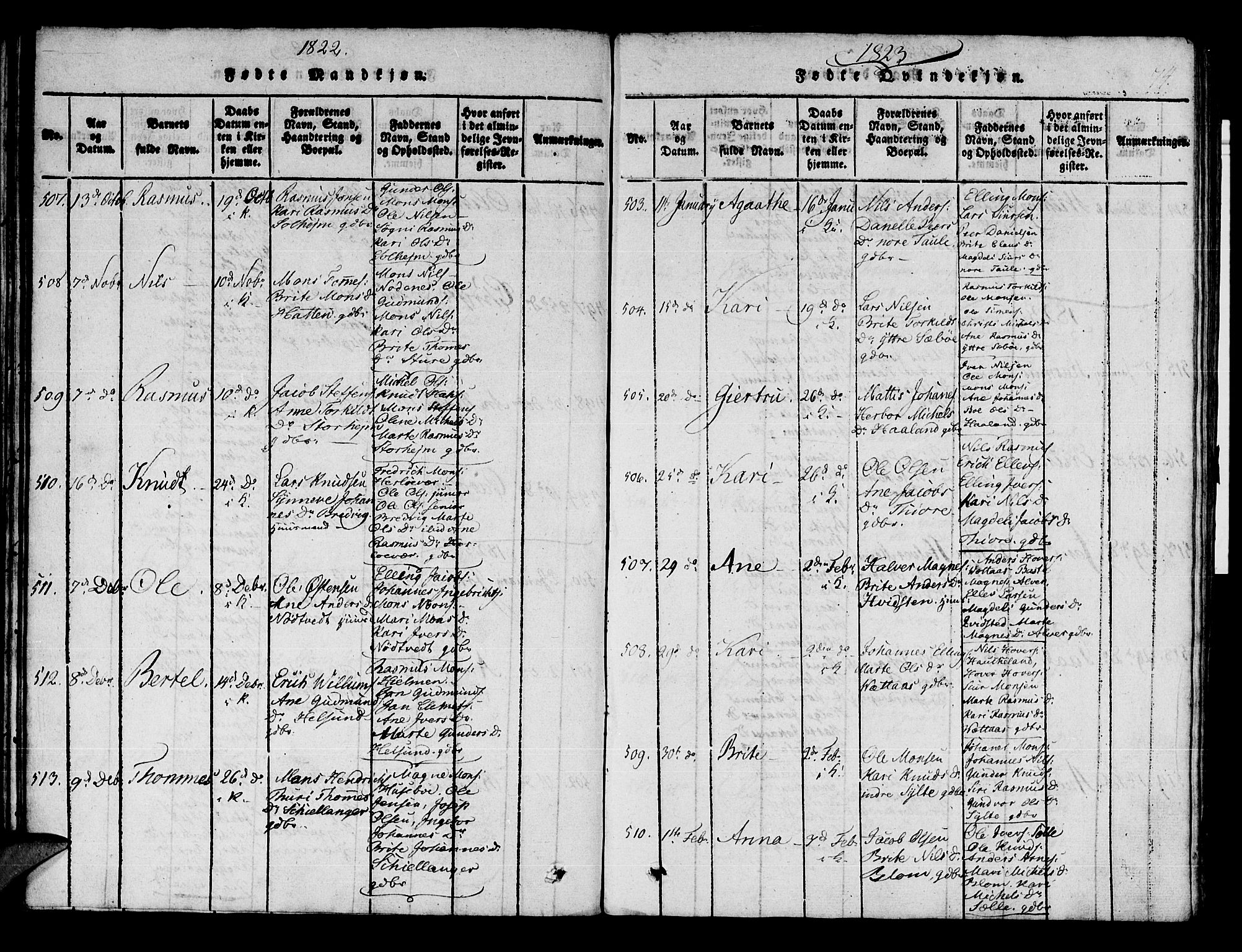 Manger sokneprestembete, AV/SAB-A-76801/H/Haa: Ministerialbok nr. A 3, 1816-1824, s. 74