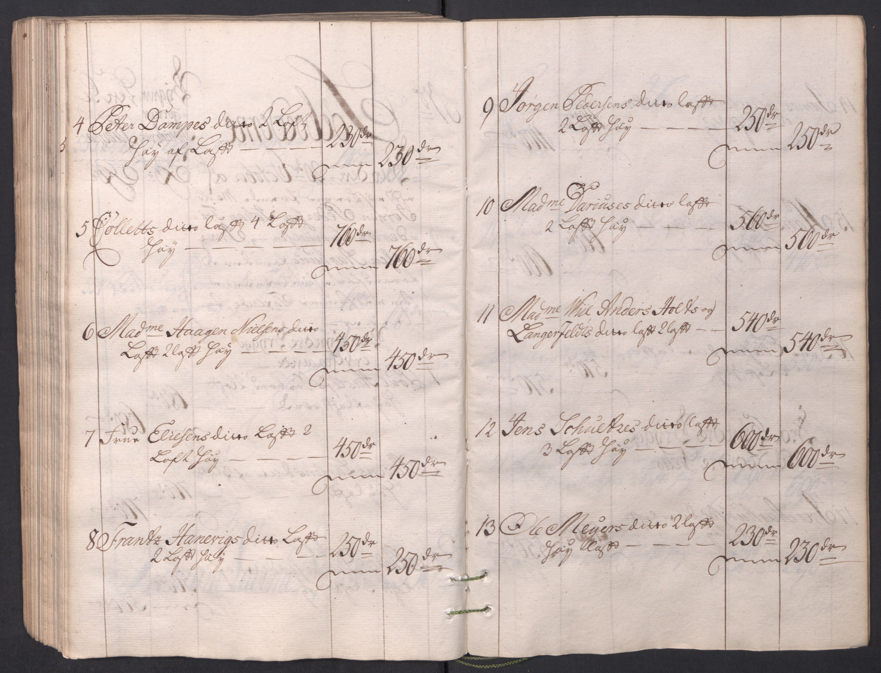 Kristiania stiftamt, AV/SAO-A-10386/I/Ia/L0001/0002: Branntakster / Christiania, 1766-1767