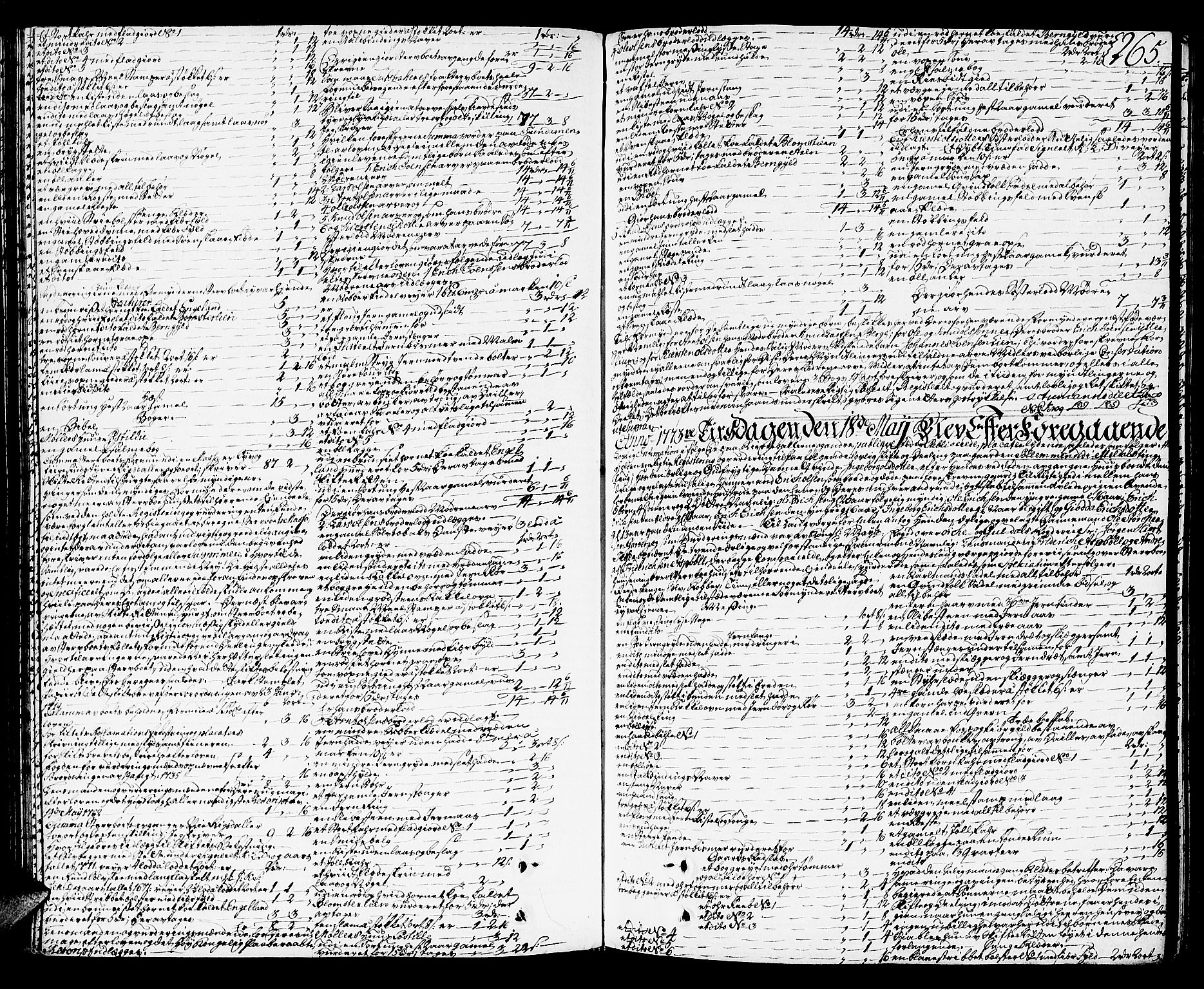 Orkdal sorenskriveri, SAT/A-4169/1/3/3Aa/L0007: Skifteprotokoller, 1767-1782, s. 264b-265a
