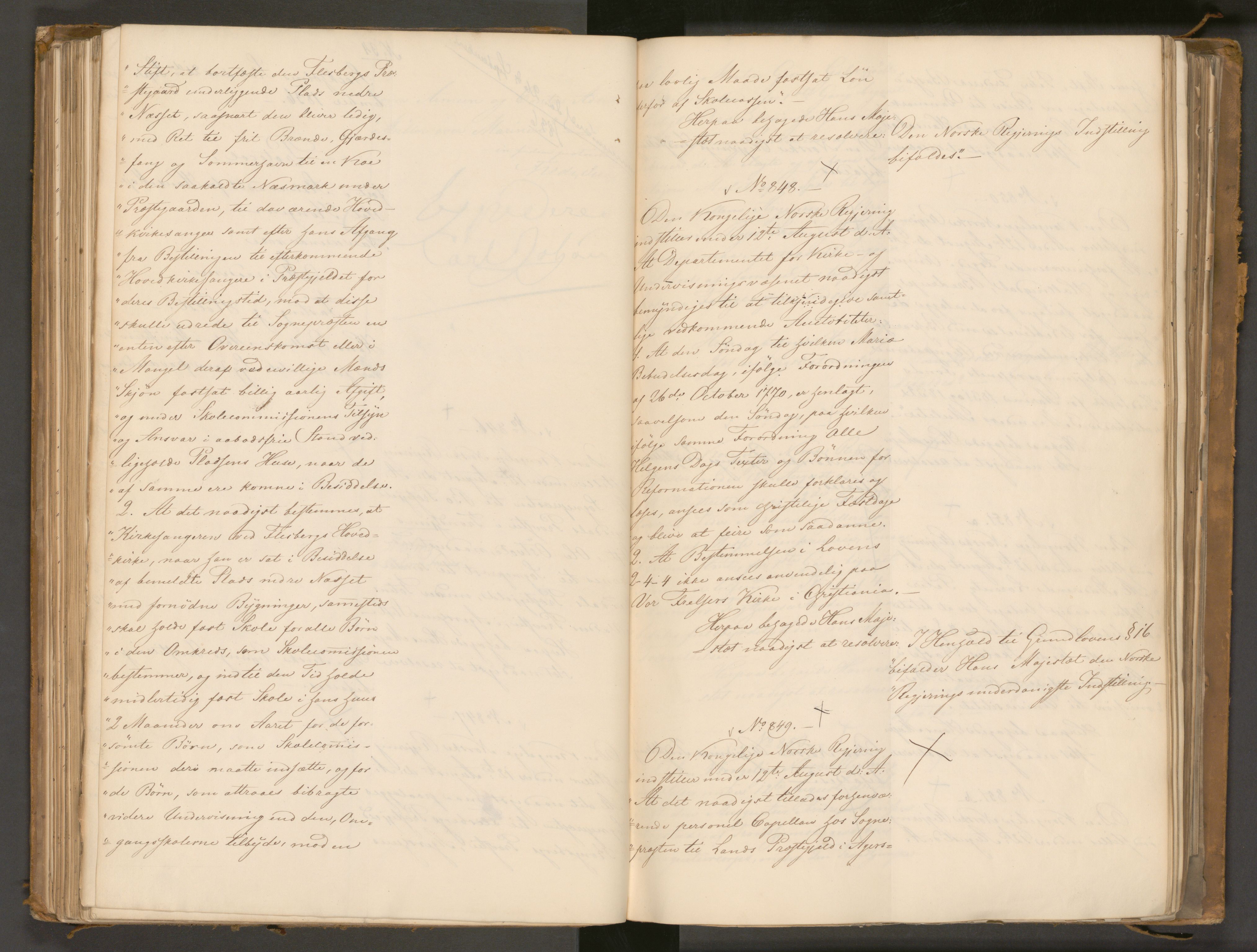 Statsrådssekretariatet, AV/RA-S-1001/A/Ab/L0043: Kgl. res. nr. 632-1192, 2. halvår, 1836