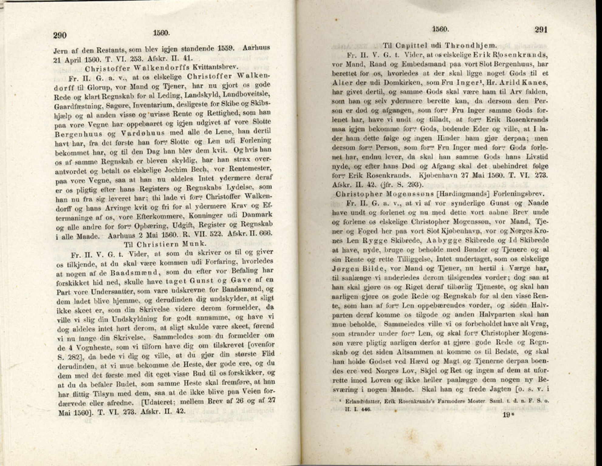 Publikasjoner utgitt av Det Norske Historiske Kildeskriftfond, PUBL/-/-/-: Norske Rigs-Registranter, bind 1, 1523-1571, s. 290-291