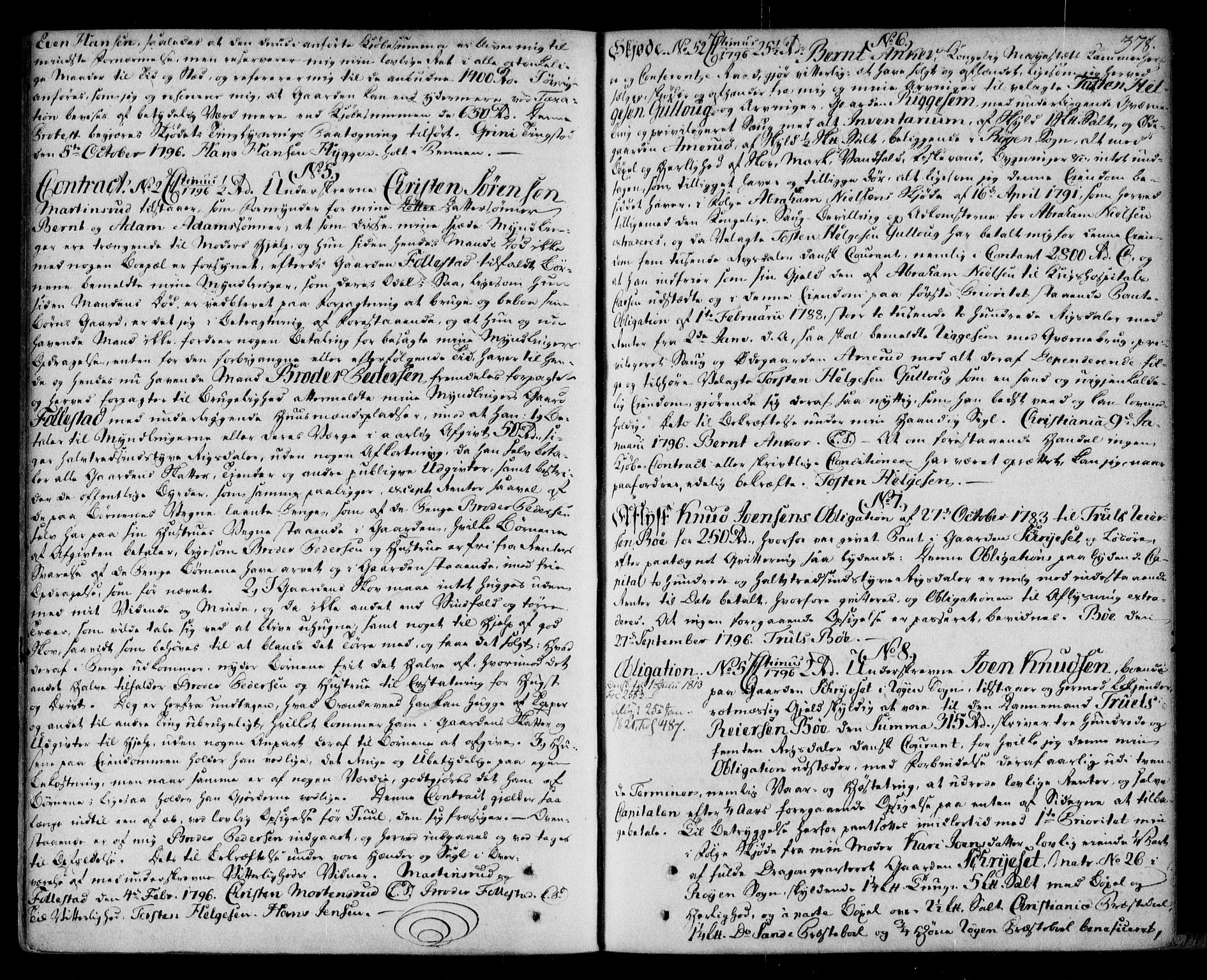 Lier, Røyken og Hurum sorenskriveri, AV/SAKO-A-89/G/Ga/Gaa/L0005: Pantebok nr. V, 1788-1801, s. 378