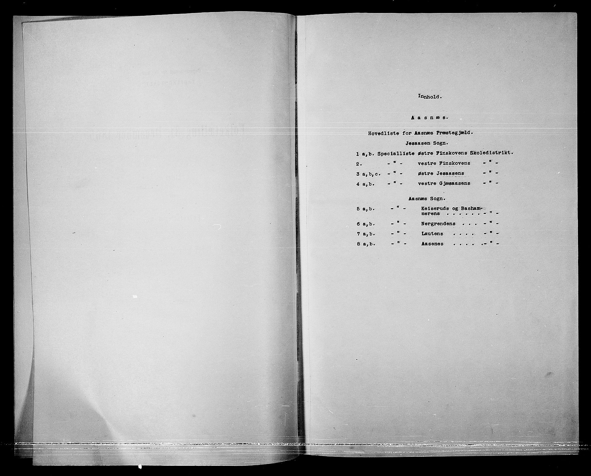 RA, Folketelling 1865 for 0425P Åsnes prestegjeld, 1865, s. 4