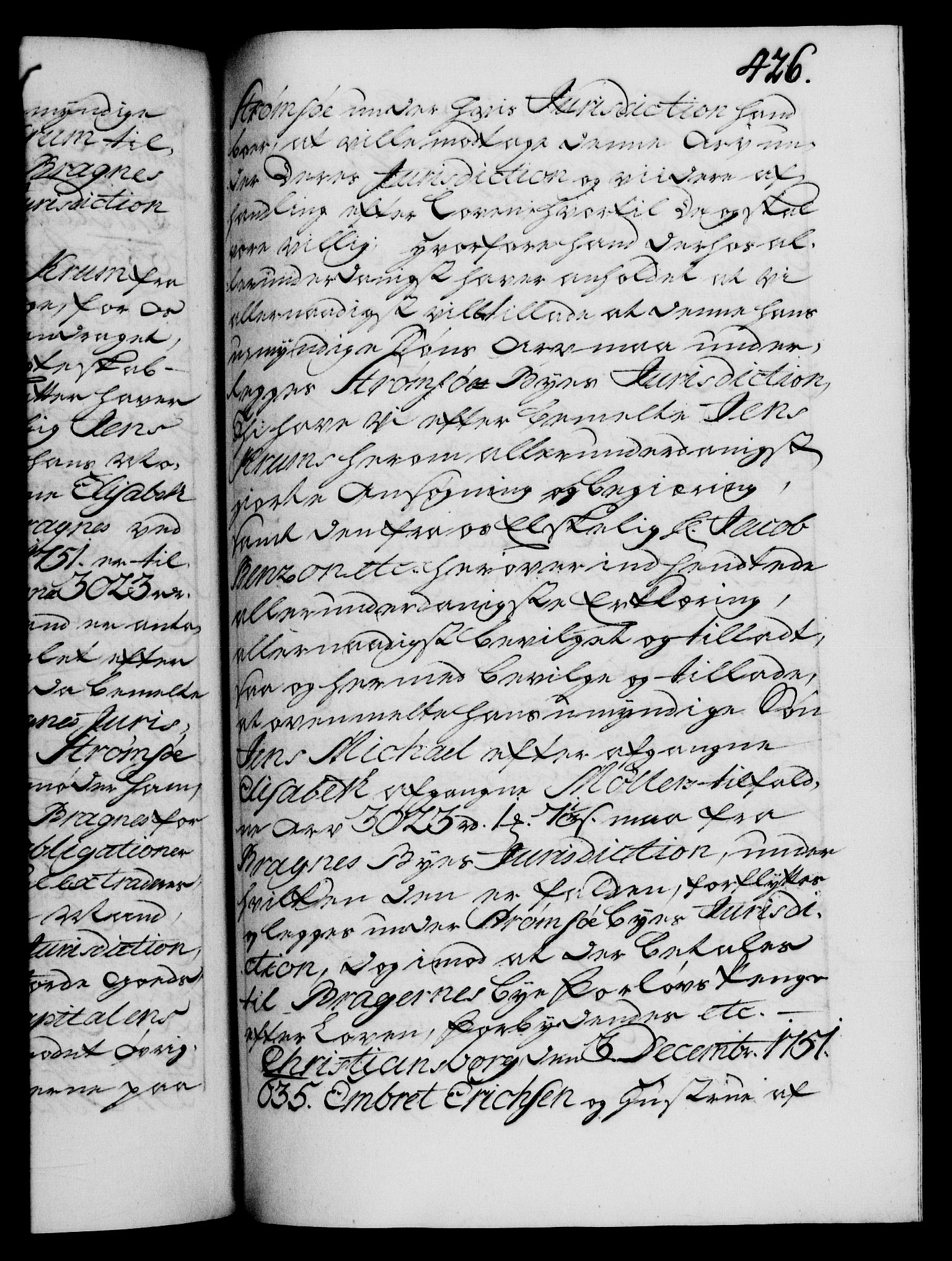 Danske Kanselli 1572-1799, RA/EA-3023/F/Fc/Fca/Fcaa/L0037: Norske registre, 1751-1752, s. 426a