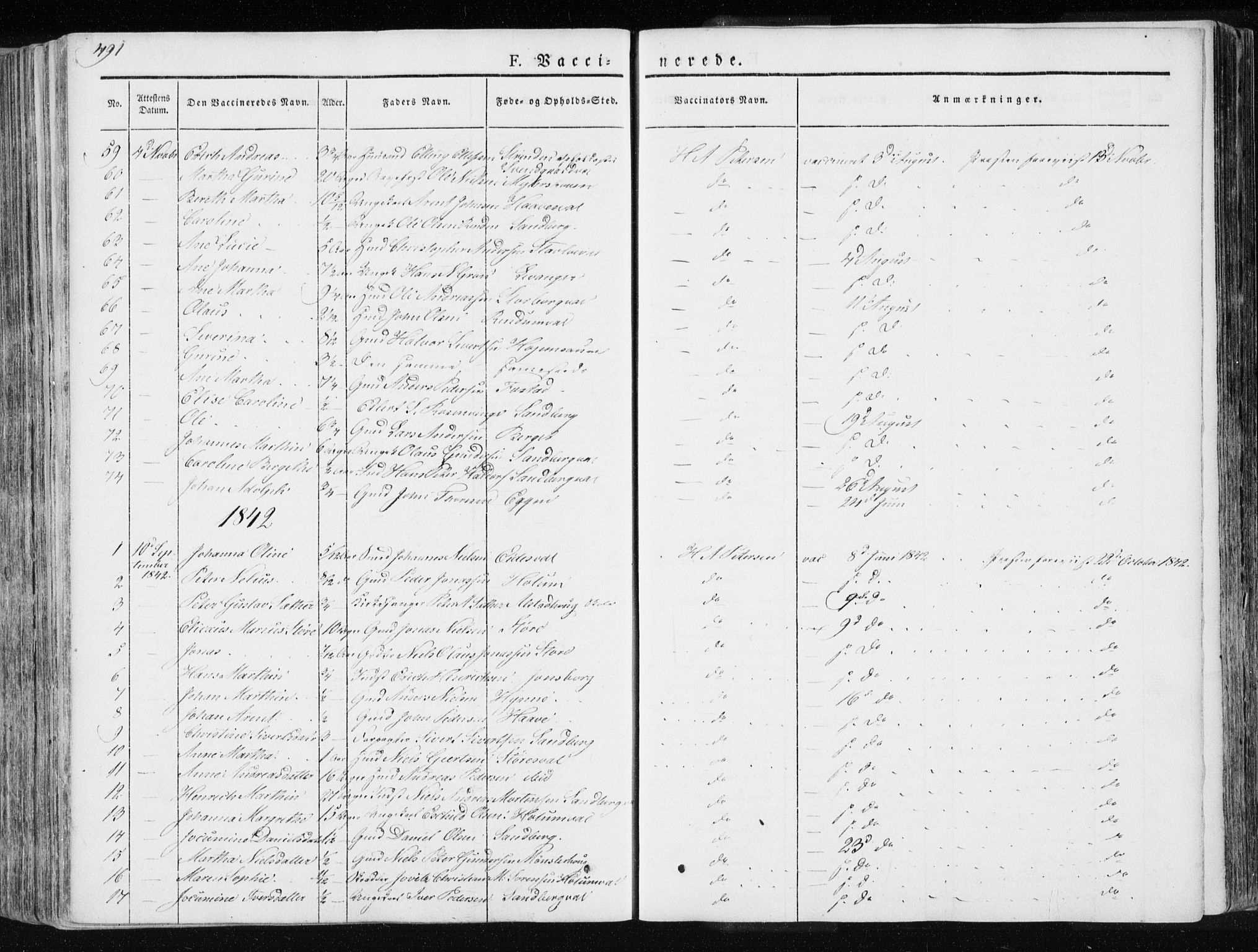 Ministerialprotokoller, klokkerbøker og fødselsregistre - Nord-Trøndelag, SAT/A-1458/717/L0154: Ministerialbok nr. 717A06 /1, 1836-1849, s. 491