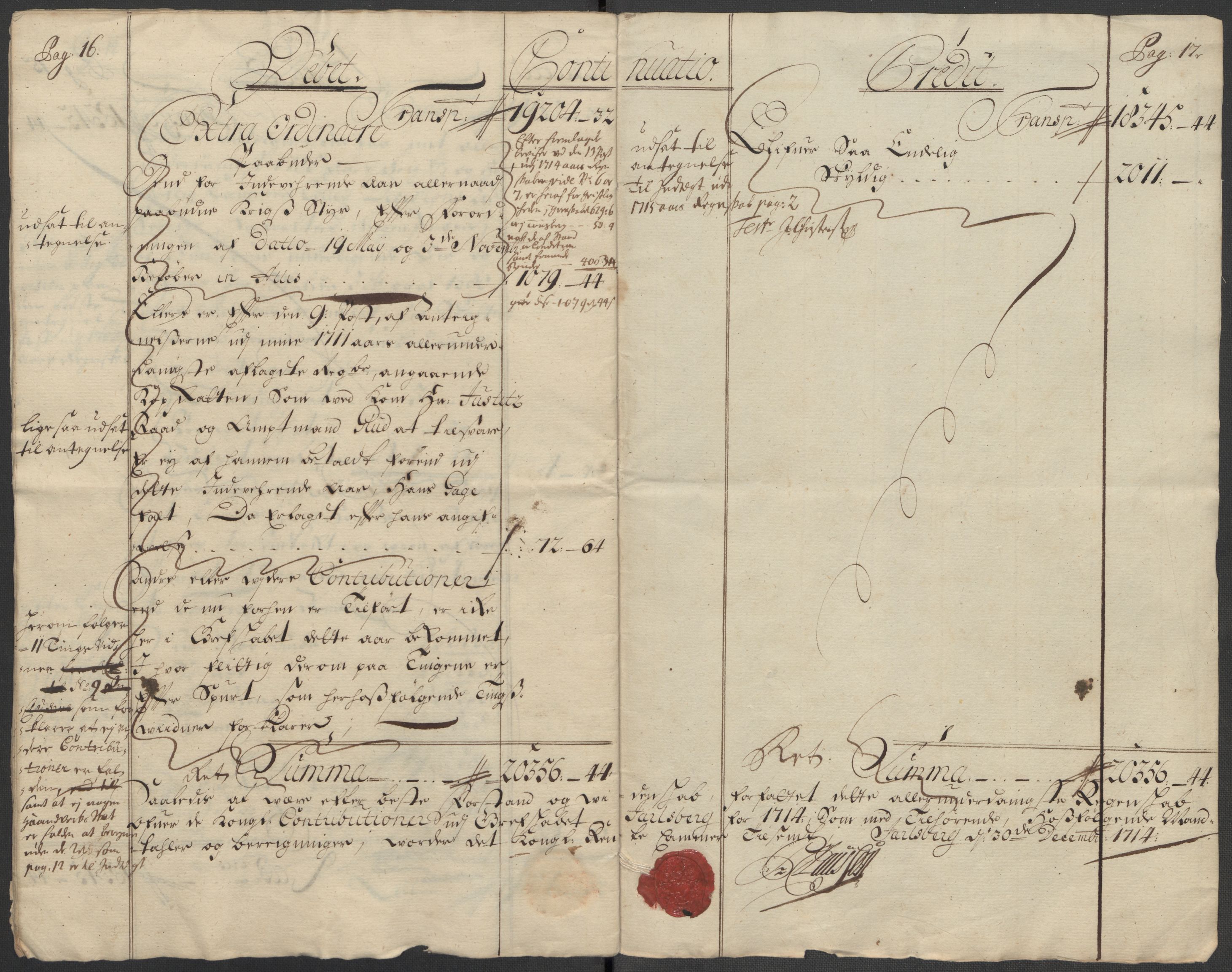 Rentekammeret inntil 1814, Reviderte regnskaper, Fogderegnskap, RA/EA-4092/R32/L1879: Fogderegnskap Jarlsberg grevskap, 1714-1715, s. 12