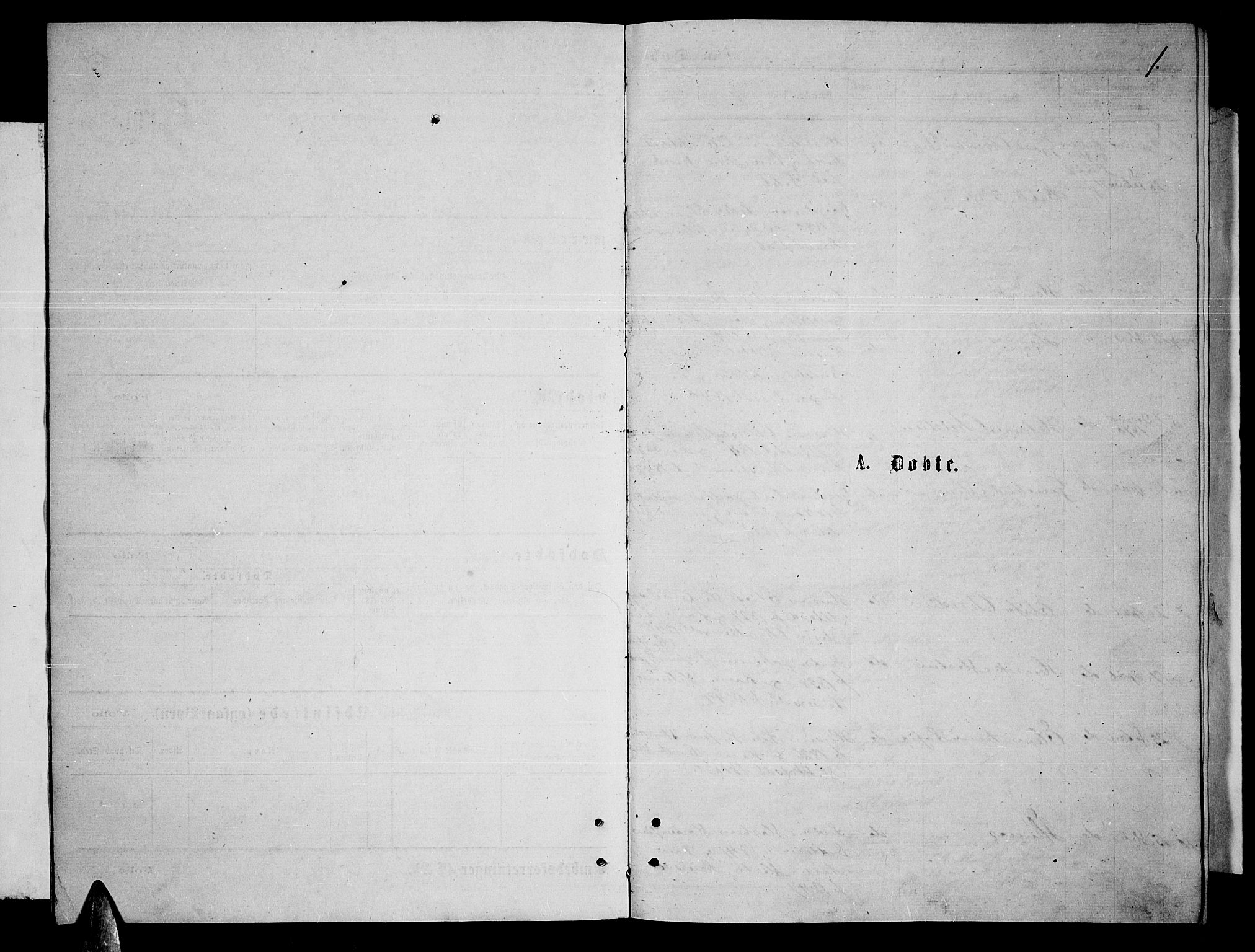 Skjervøy sokneprestkontor, AV/SATØ-S-1300/H/Ha/Hab/L0014klokker: Klokkerbok nr. 14, 1871-1877, s. 1