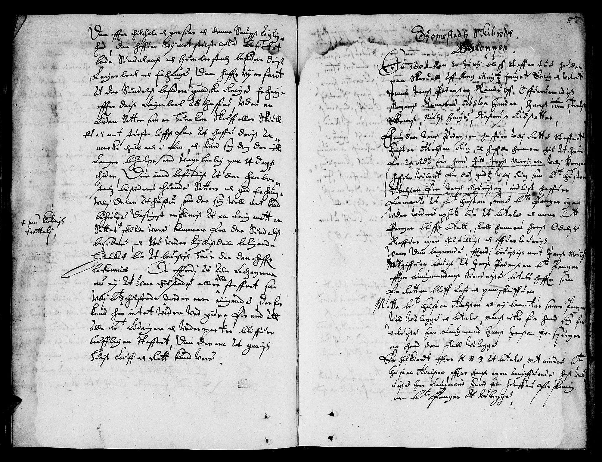 Nordfjord sorenskriveri, SAB/A-2801/01/01a/L0005: Tingbøker (Justisprotokoller), 1655-1657, s. 56b-57a