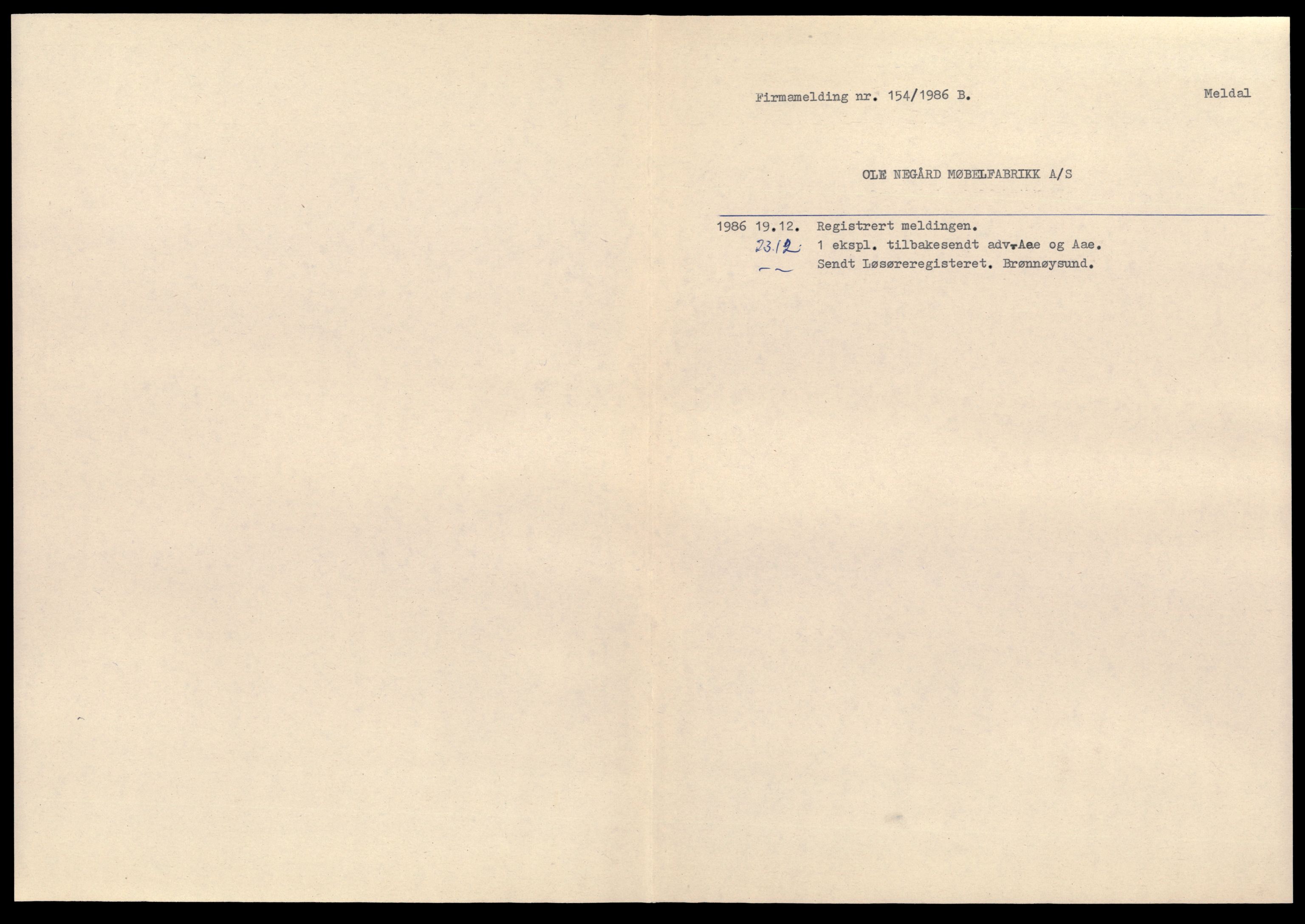 Orkdal sorenskriveri, SAT/A-4169/2/J/Jd/Jdc/L0009: Aksjeselskap, N - O, 1947-1989, s. 1