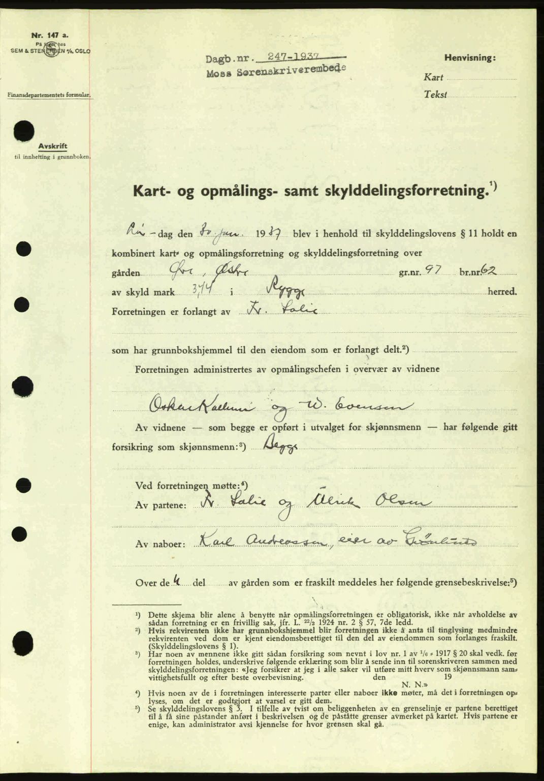 Moss sorenskriveri, SAO/A-10168: Pantebok nr. A2, 1936-1937, Dagboknr: 247/1936