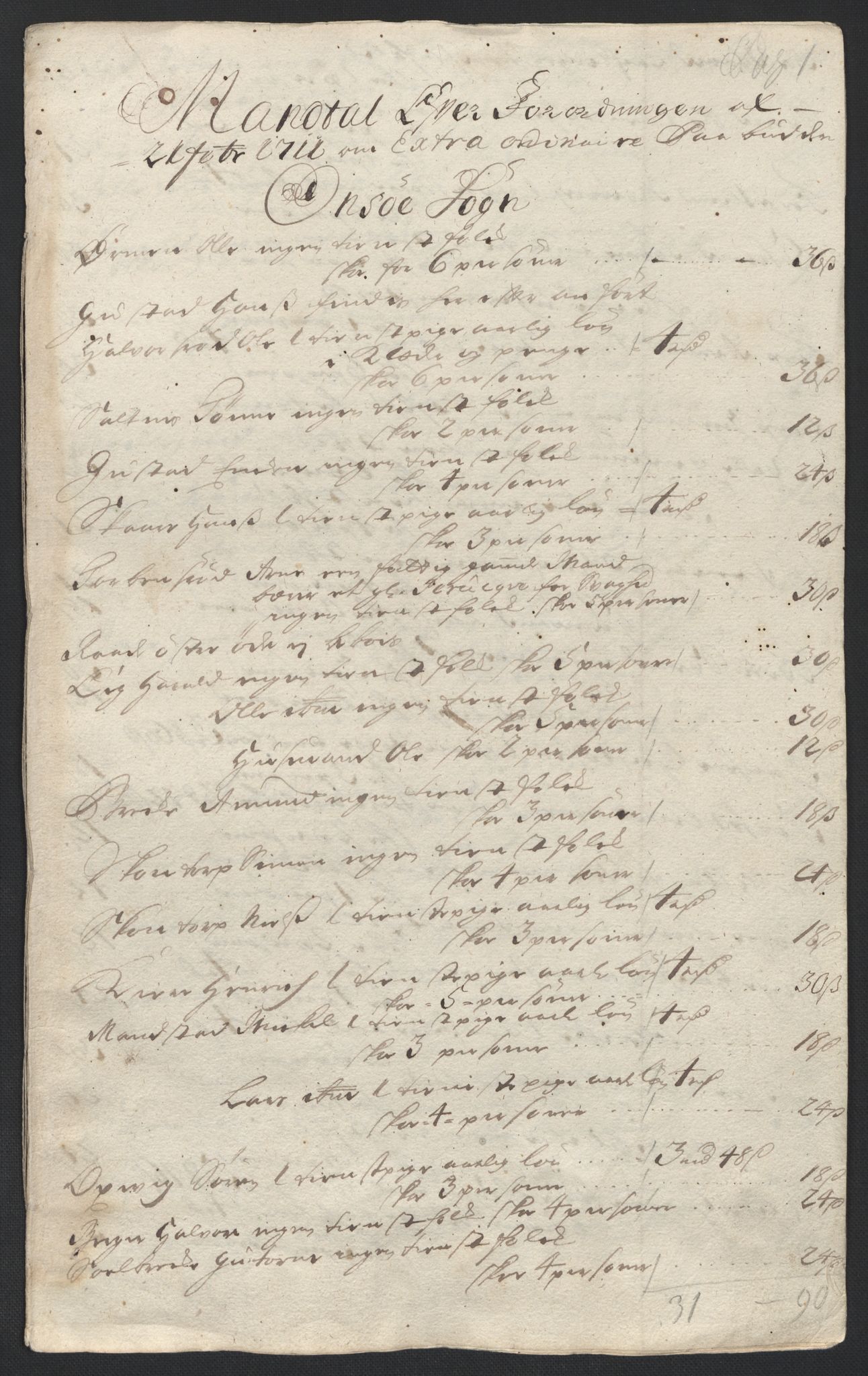 Rentekammeret inntil 1814, Reviderte regnskaper, Fogderegnskap, AV/RA-EA-4092/R04/L0136: Fogderegnskap Moss, Onsøy, Tune, Veme og Åbygge, 1711, s. 361