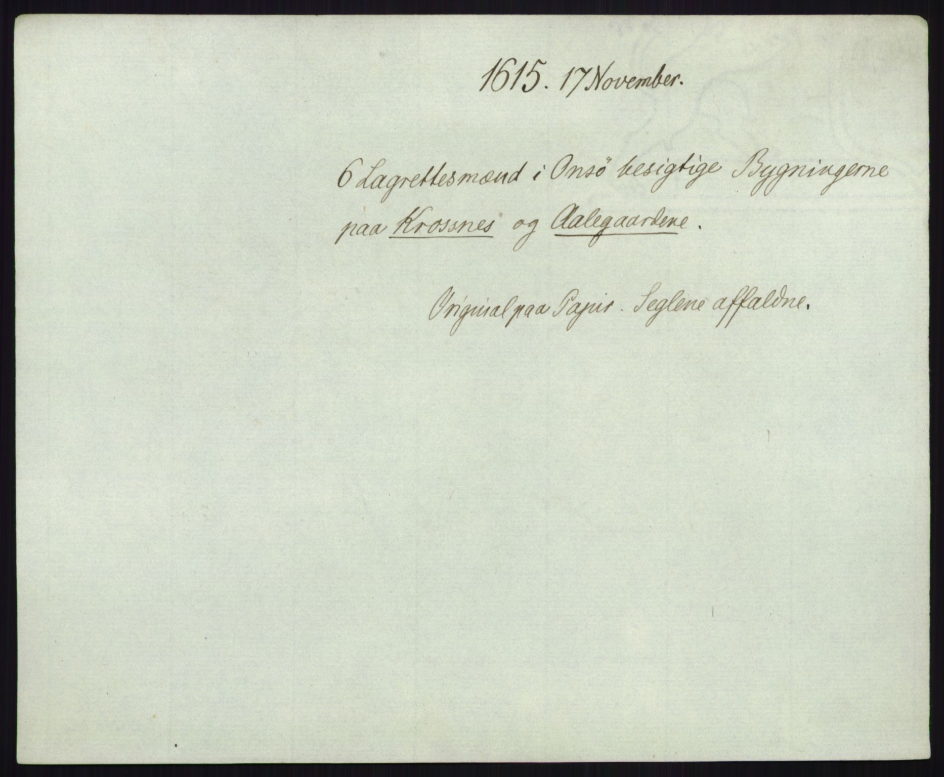 Riksarkivets diplomsamling, AV/RA-EA-5965/F35/F35b/L0006: Riksarkivets diplomer, seddelregister, 1613-1624, s. 185