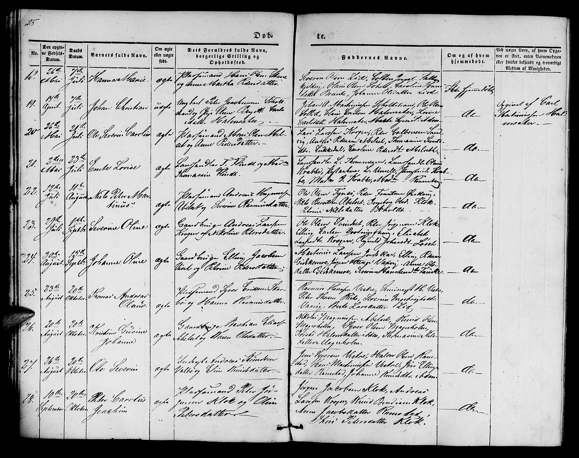 Ministerialprotokoller, klokkerbøker og fødselsregistre - Møre og Romsdal, AV/SAT-A-1454/522/L0324: Klokkerbok nr. 522C03, 1854-1871, s. 25