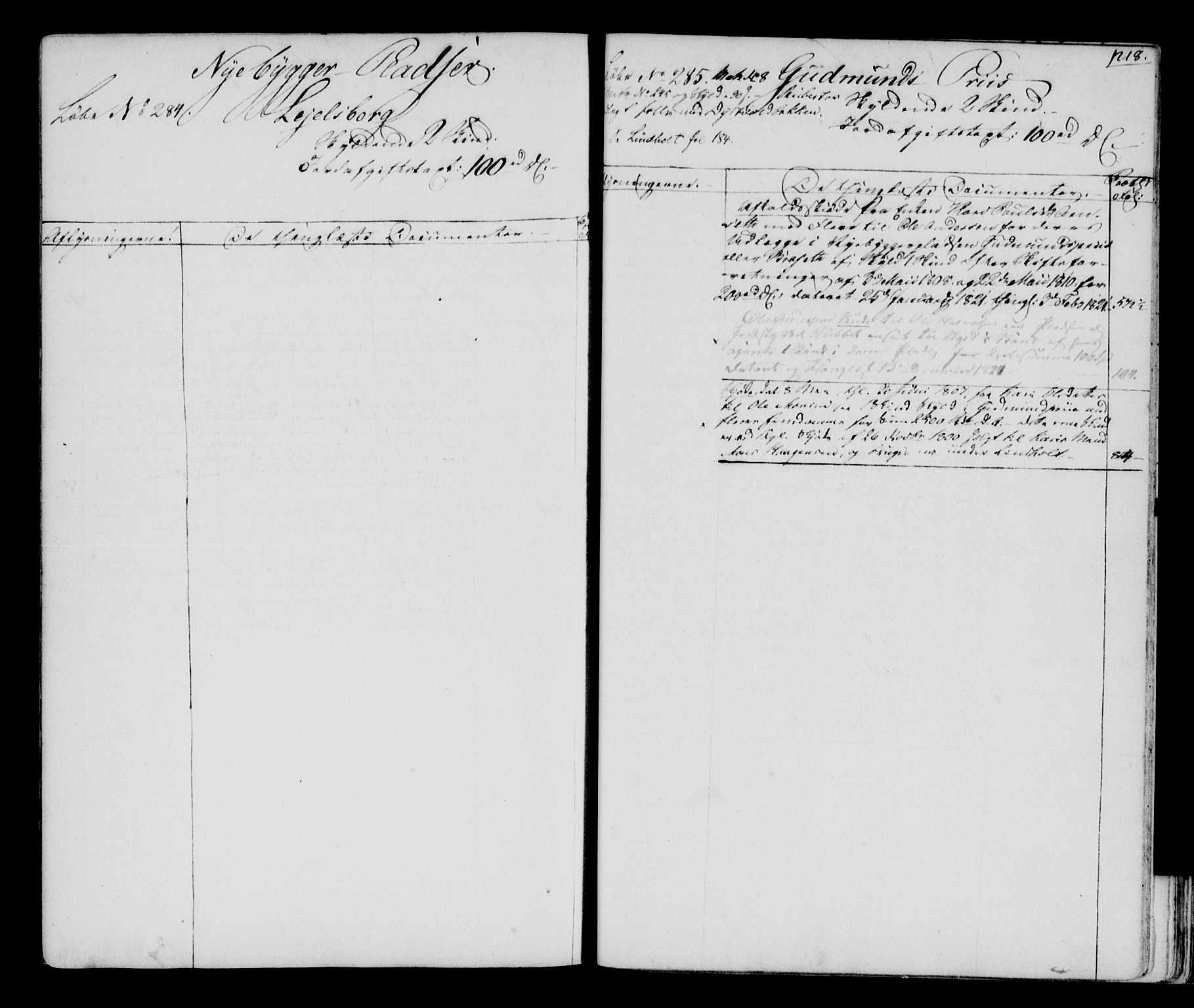 Nord-Hedmark sorenskriveri, SAH/TING-012/H/Ha/Hab/L0003: Panteregister nr. 2.3, 1823-1850, s. 218