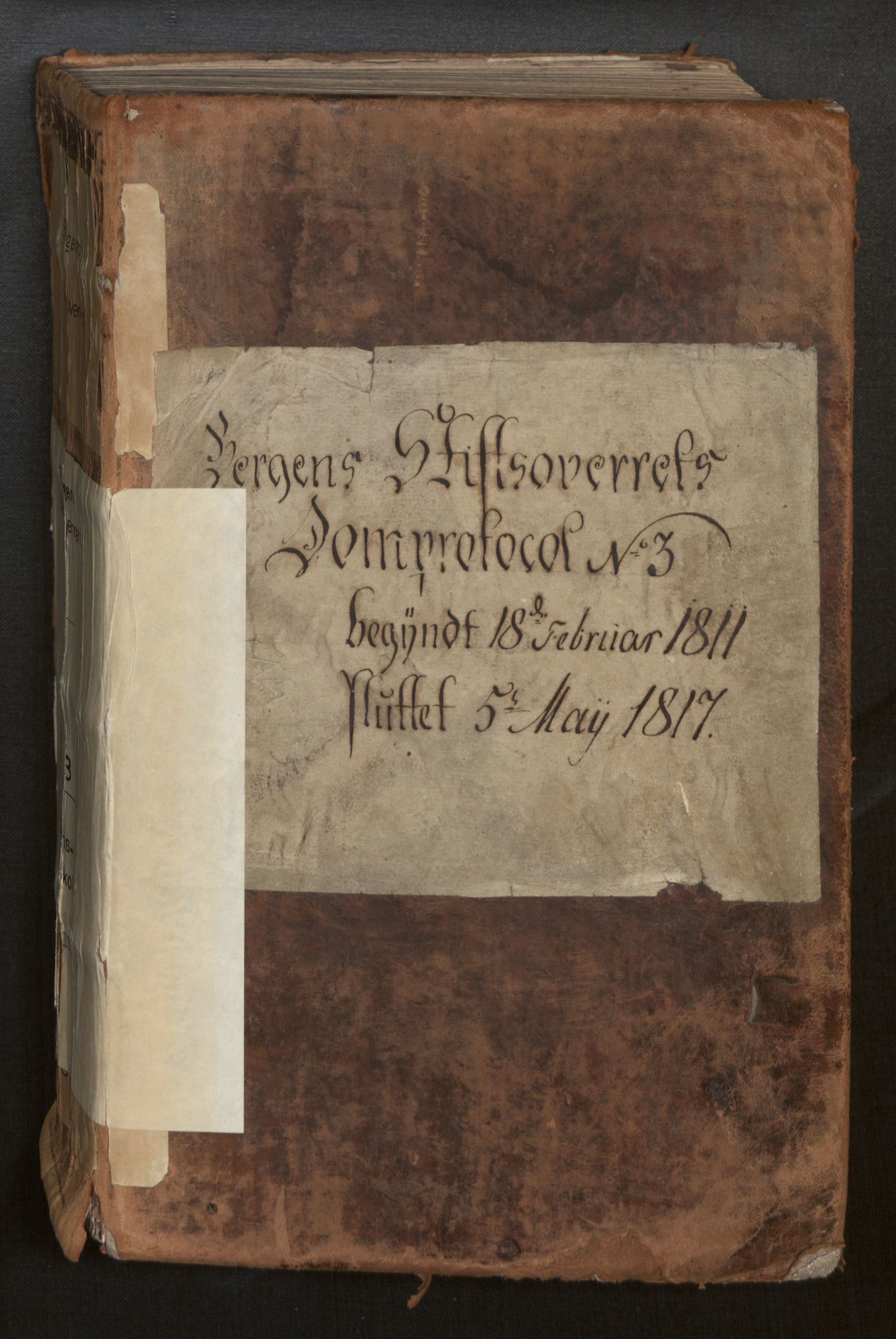 Bergen stiftsoverretts arkiv, SAB/A-60001/C/L0003: Domsprotokoll, 1811-1817