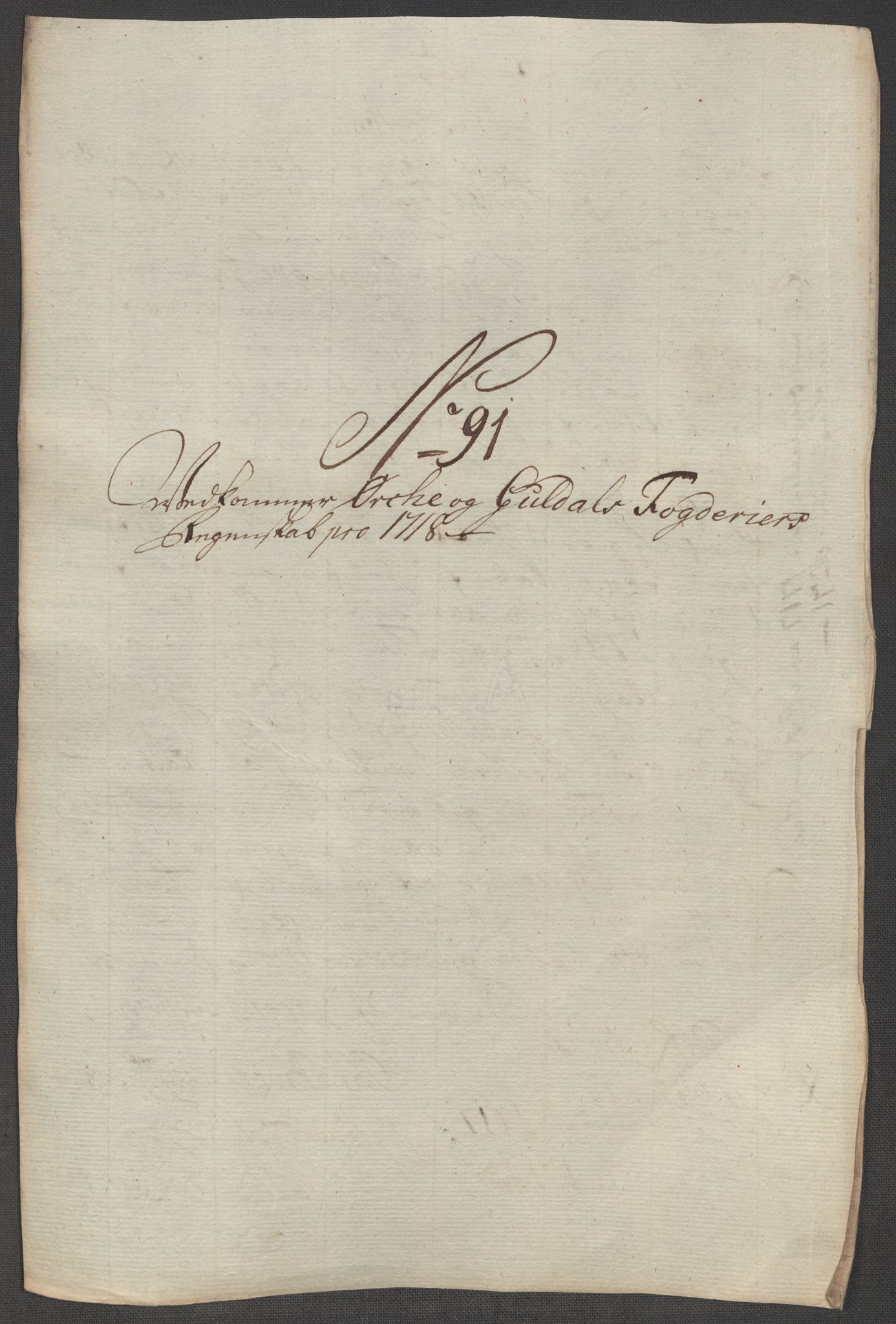 Rentekammeret inntil 1814, Reviderte regnskaper, Fogderegnskap, AV/RA-EA-4092/R60/L3972: Fogderegnskap Orkdal og Gauldal, 1718, s. 238