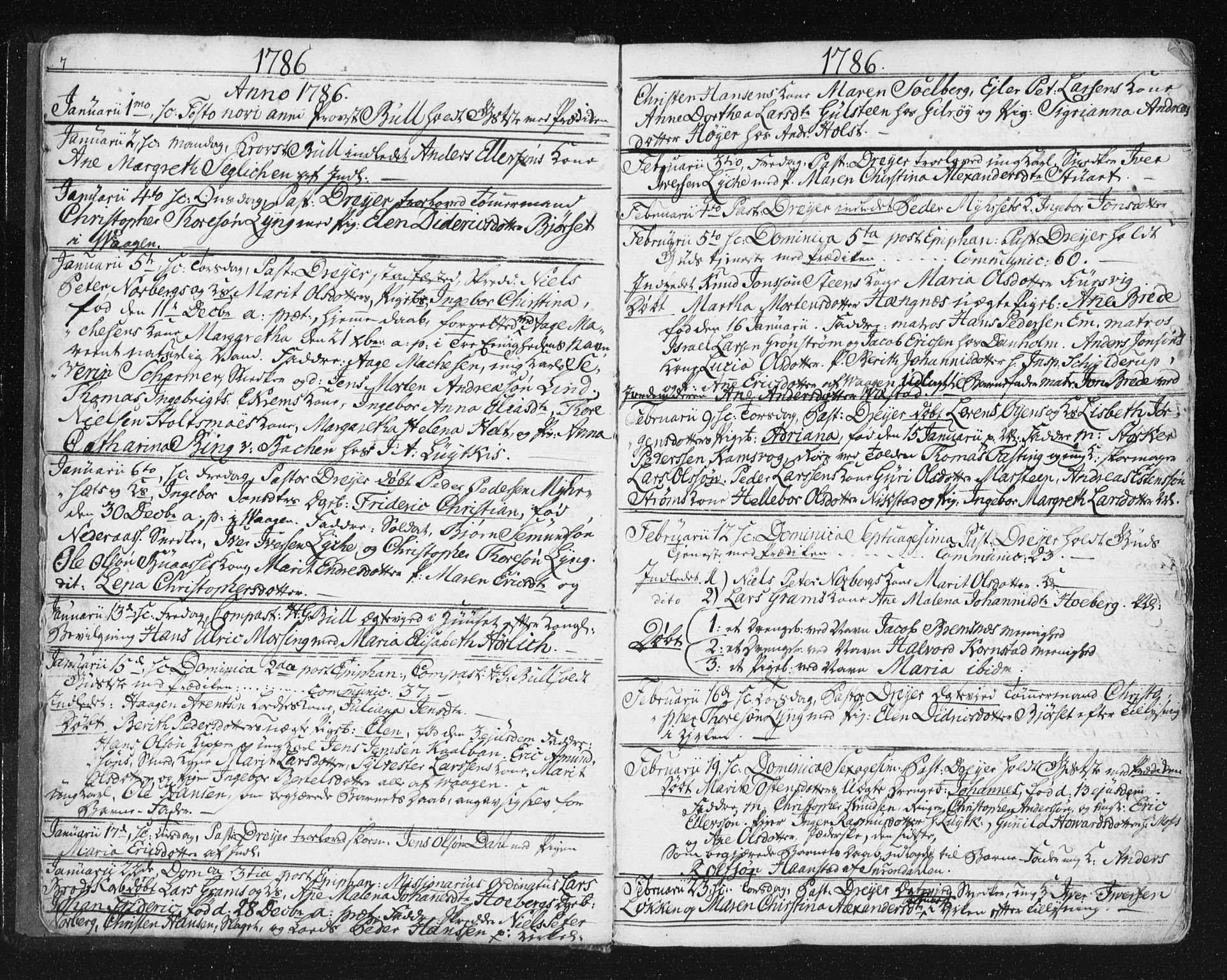 Ministerialprotokoller, klokkerbøker og fødselsregistre - Møre og Romsdal, AV/SAT-A-1454/572/L0841: Ministerialbok nr. 572A04, 1784-1819, s. 7