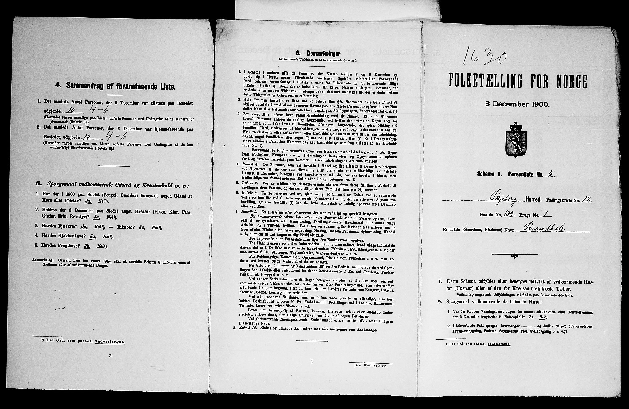 SAO, Folketelling 1900 for 0115 Skjeberg herred, 1900, s. 1466