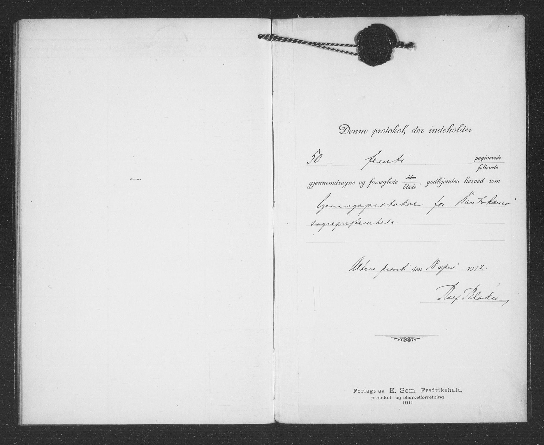 Kautokeino sokneprestembete, SATØ/S-1340/I/Ib/L0021: Lysningsprotokoll nr. 21, 1913-1924