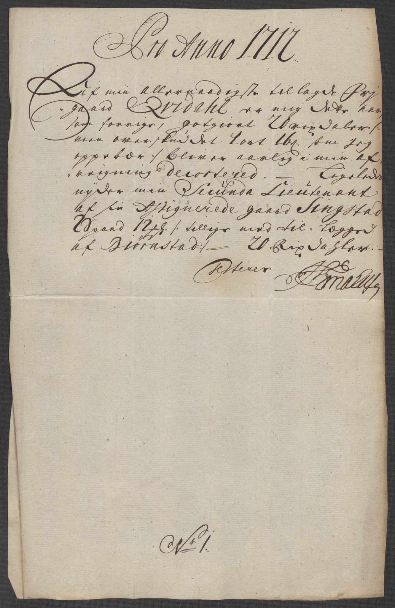 Rentekammeret inntil 1814, Reviderte regnskaper, Fogderegnskap, AV/RA-EA-4092/R57/L3861: Fogderegnskap Fosen, 1712-1713, s. 172