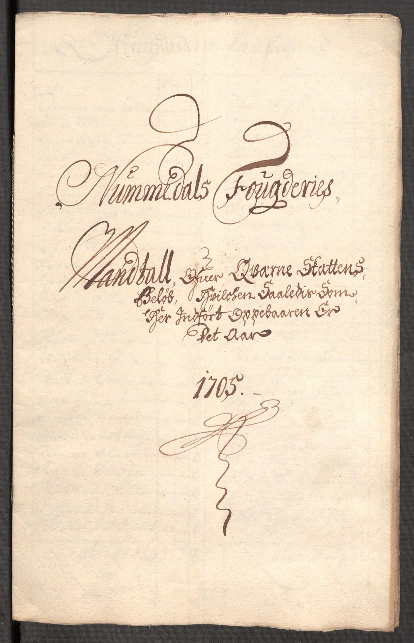 Rentekammeret inntil 1814, Reviderte regnskaper, Fogderegnskap, RA/EA-4092/R64/L4429: Fogderegnskap Namdal, 1705-1706, s. 91