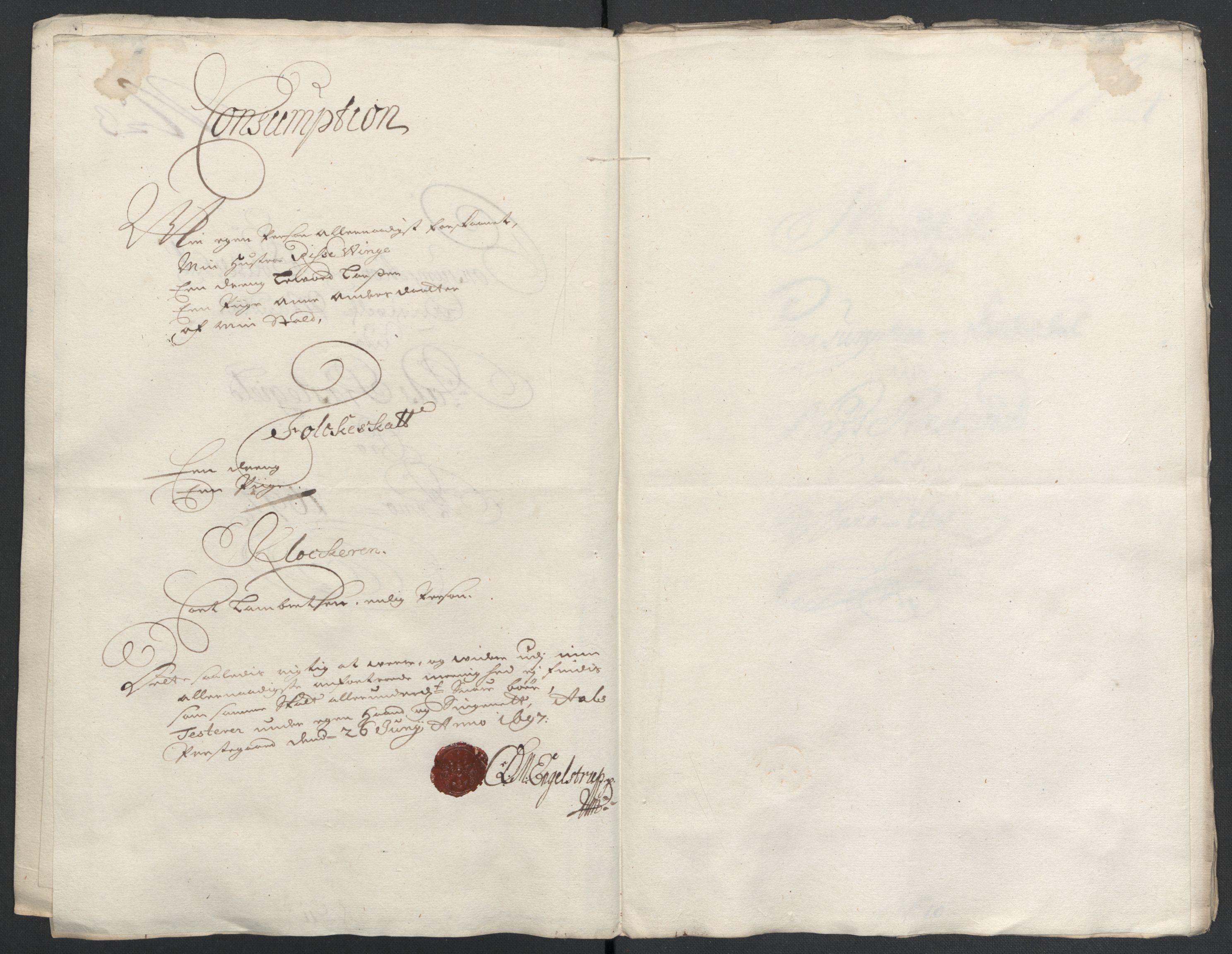 Rentekammeret inntil 1814, Reviderte regnskaper, Fogderegnskap, AV/RA-EA-4092/R22/L1454: Fogderegnskap Ringerike, Hallingdal og Buskerud, 1697, s. 274