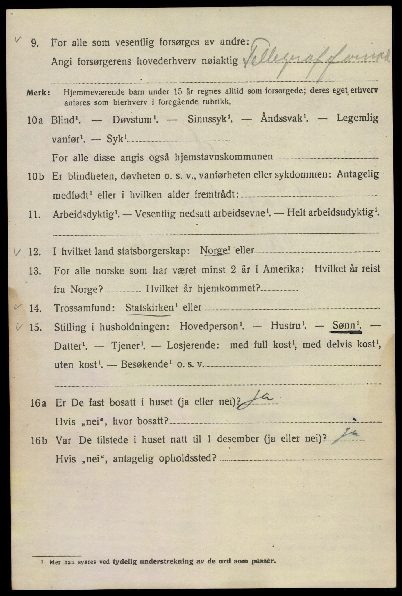 SAO, Folketelling 1920 for 0301 Kristiania kjøpstad, 1920, s. 366470