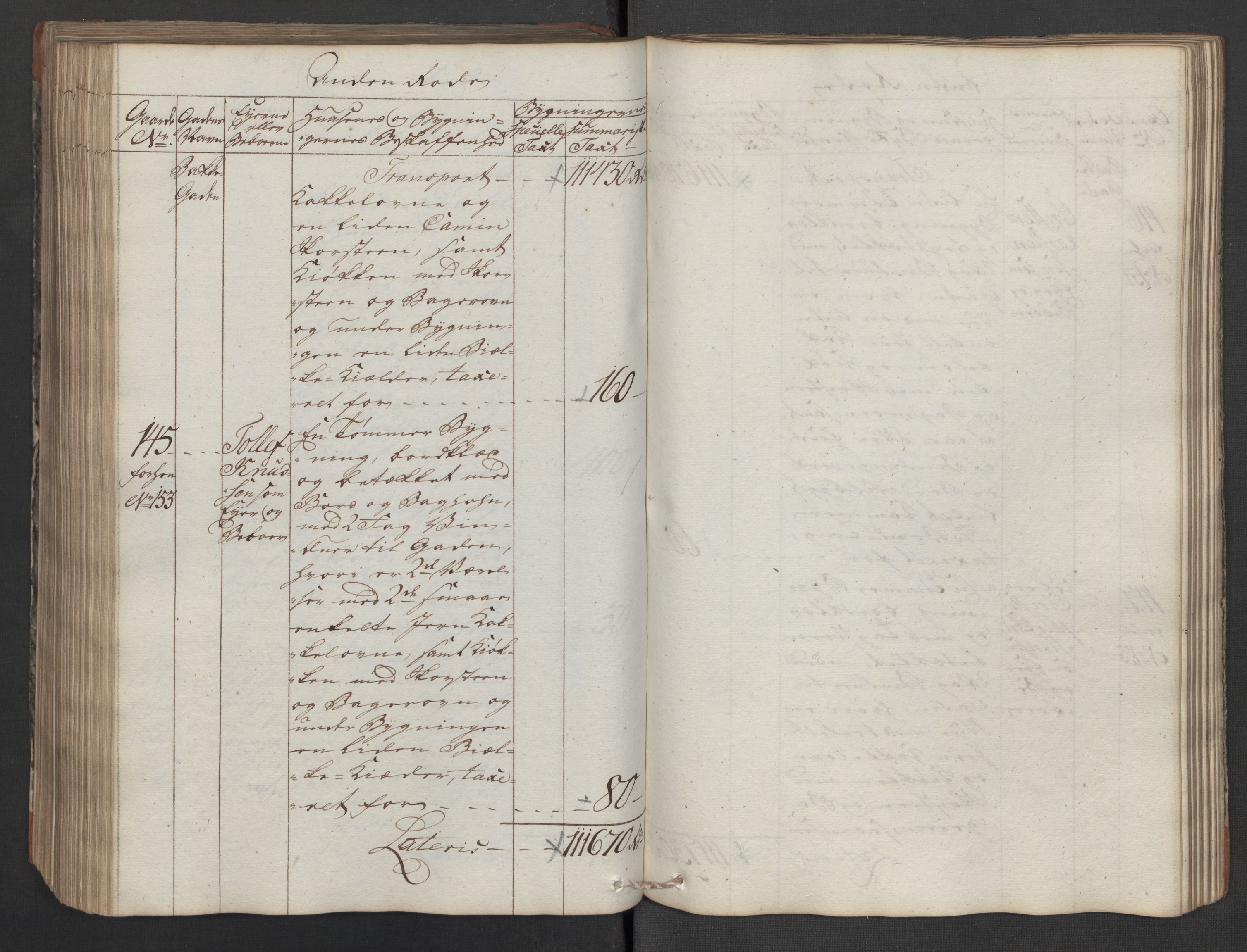 Kommersekollegiet, Brannforsikringskontoret 1767-1814, AV/RA-EA-5458/F/Fa/L0040/0005: Moss / Branntakstprotokoll, 1797, s. 231