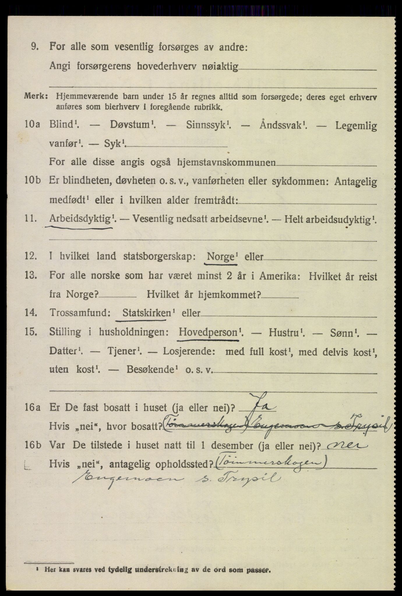 SAH, Folketelling 1920 for 0428 Trysil herred, 1920, s. 12590