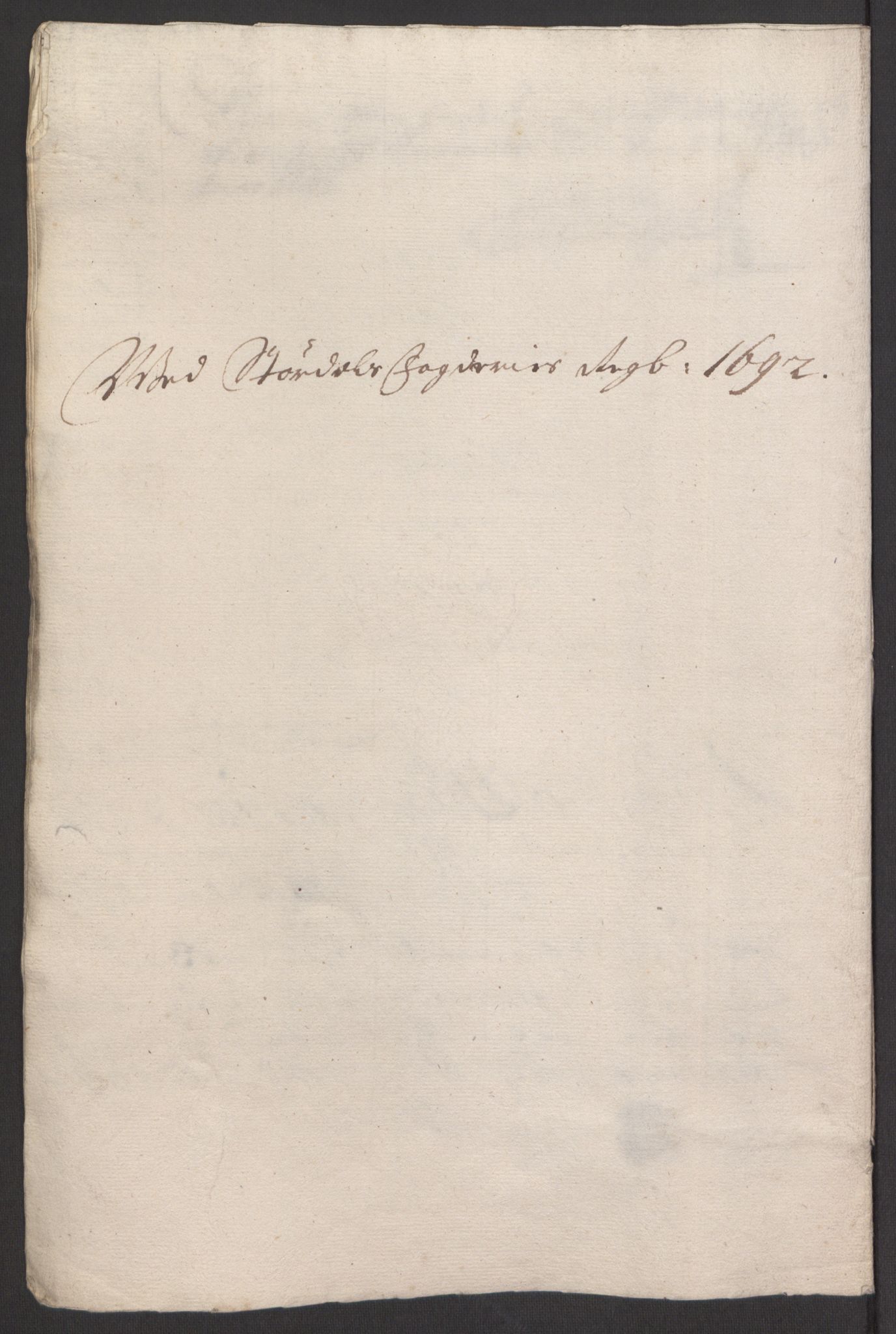 Rentekammeret inntil 1814, Reviderte regnskaper, Fogderegnskap, AV/RA-EA-4092/R62/L4185: Fogderegnskap Stjørdal og Verdal, 1692, s. 208