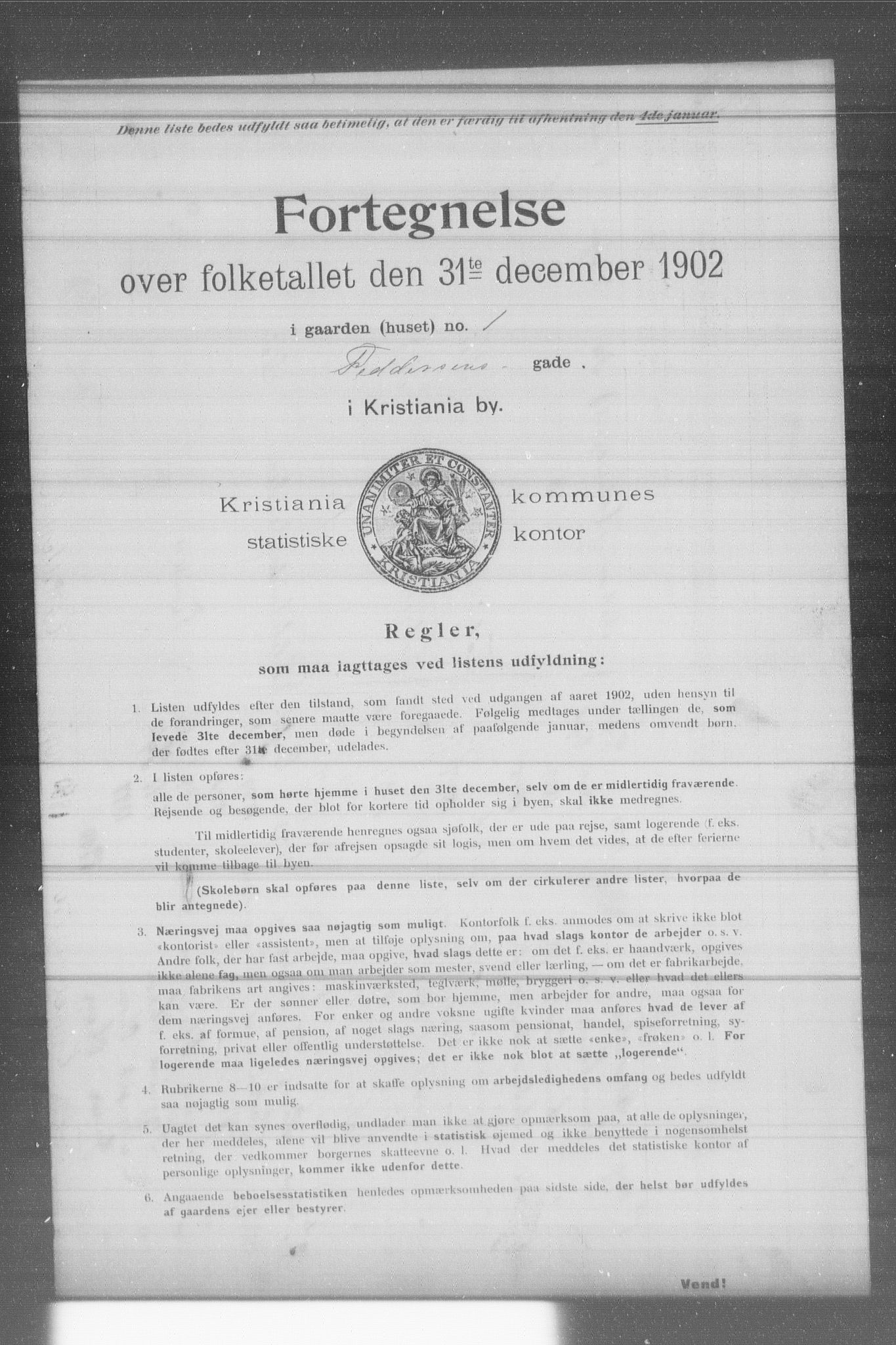 OBA, Kommunal folketelling 31.12.1902 for Kristiania kjøpstad, 1902, s. 4690