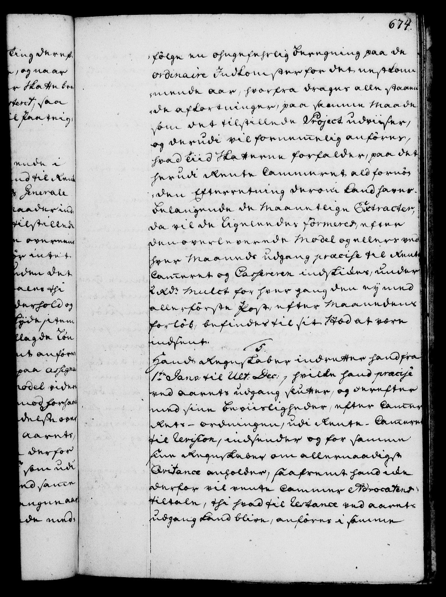 Rentekammeret, Kammerkanselliet, RA/EA-3111/G/Gg/Ggi/L0002: Norsk instruksjonsprotokoll med register (merket RK 53.35), 1729-1751, s. 674