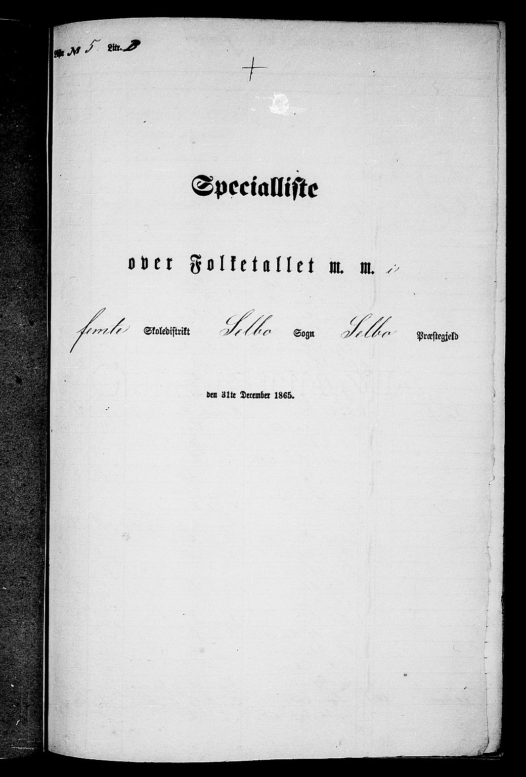 RA, Folketelling 1865 for 1664P Selbu prestegjeld, 1865, s. 78