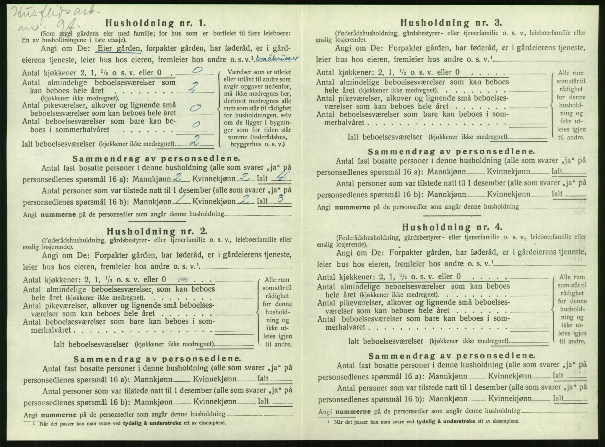 SAT, Folketelling 1920 for 1830 Korgen herred, 1920, s. 411