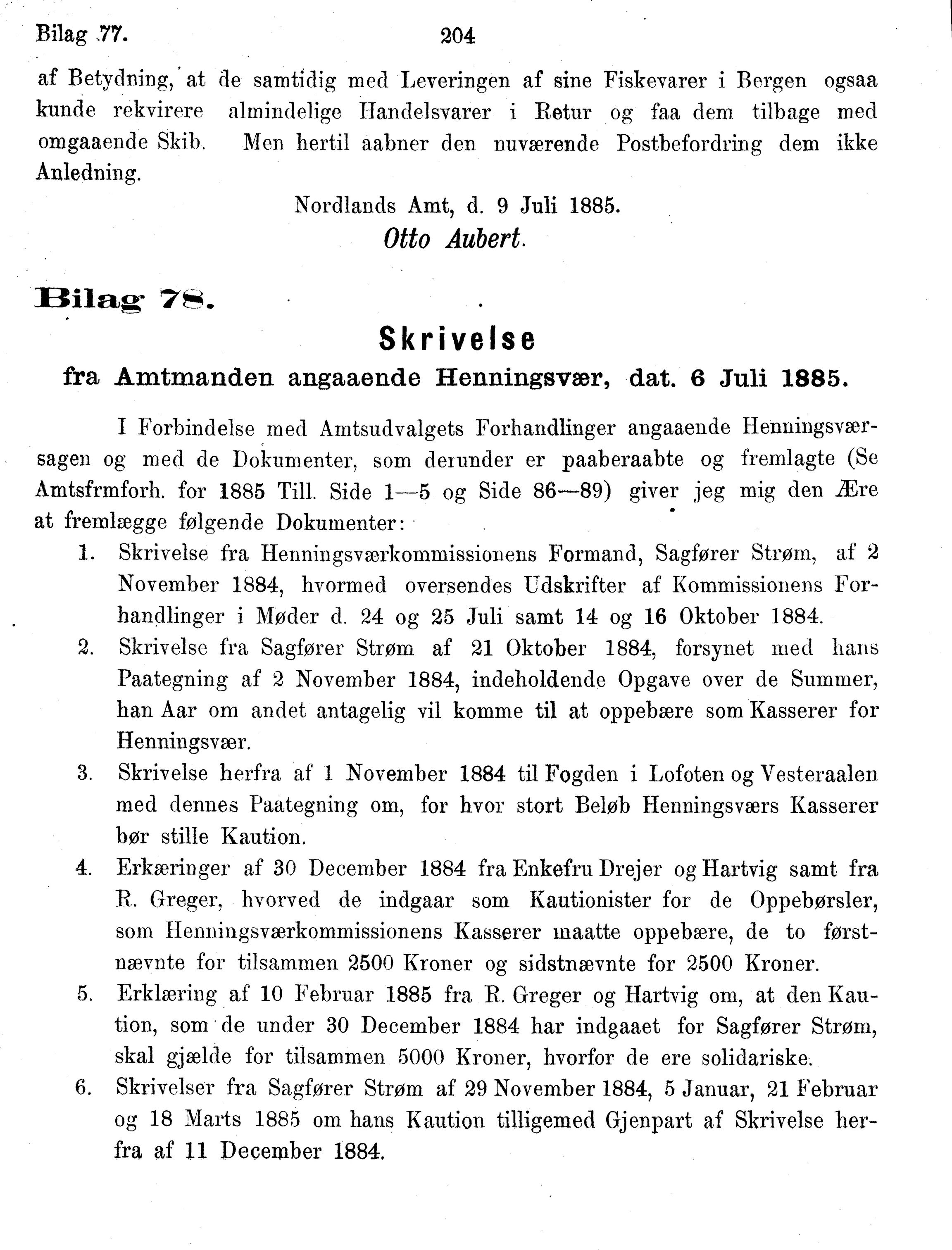 Nordland Fylkeskommune. Fylkestinget, AIN/NFK-17/176/A/Ac/L0014: Fylkestingsforhandlinger 1881-1885, 1881-1885