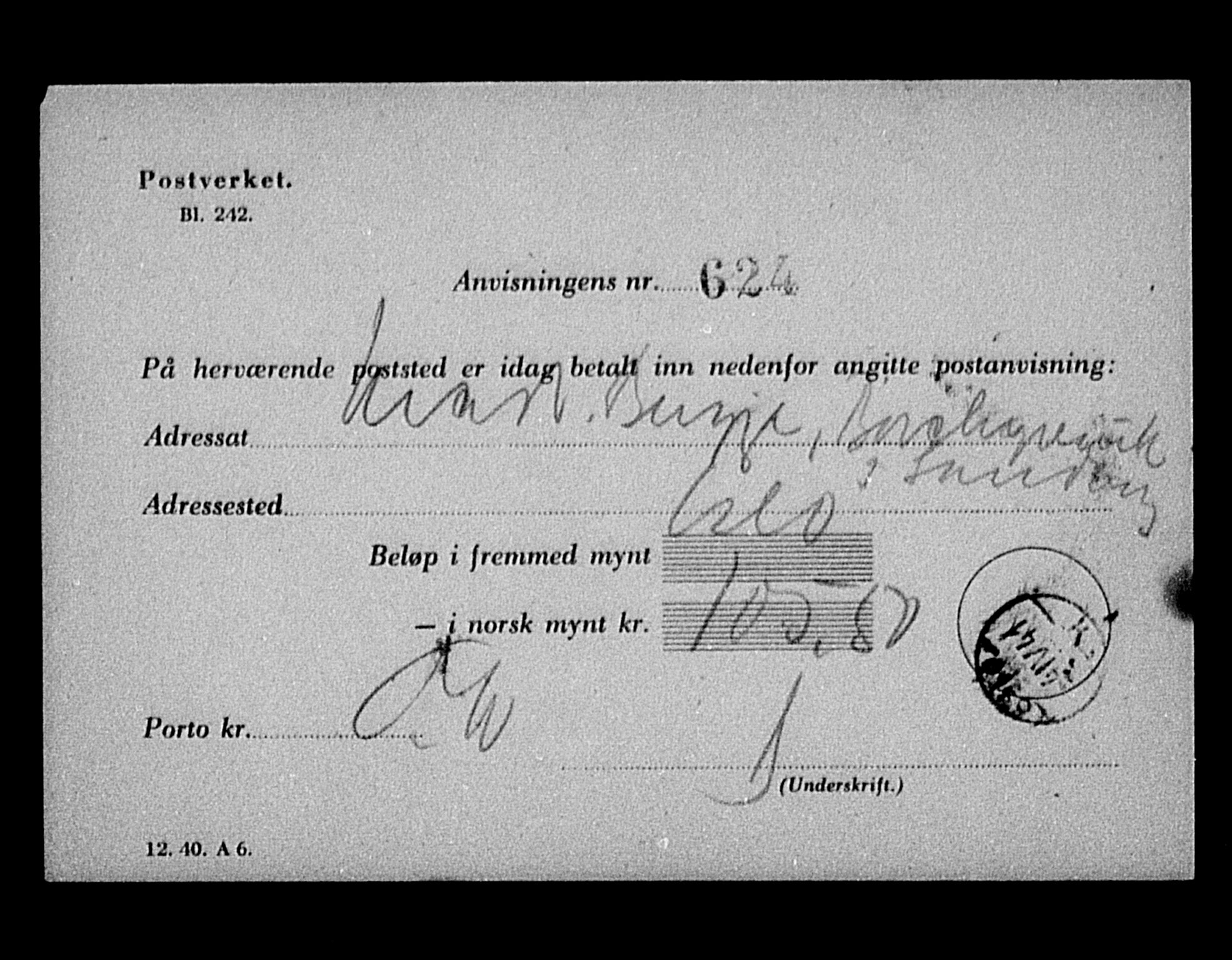 Justisdepartementet, Tilbakeføringskontoret for inndratte formuer, AV/RA-S-1564/H/Hc/Hcc/L0972: --, 1945-1947, s. 94