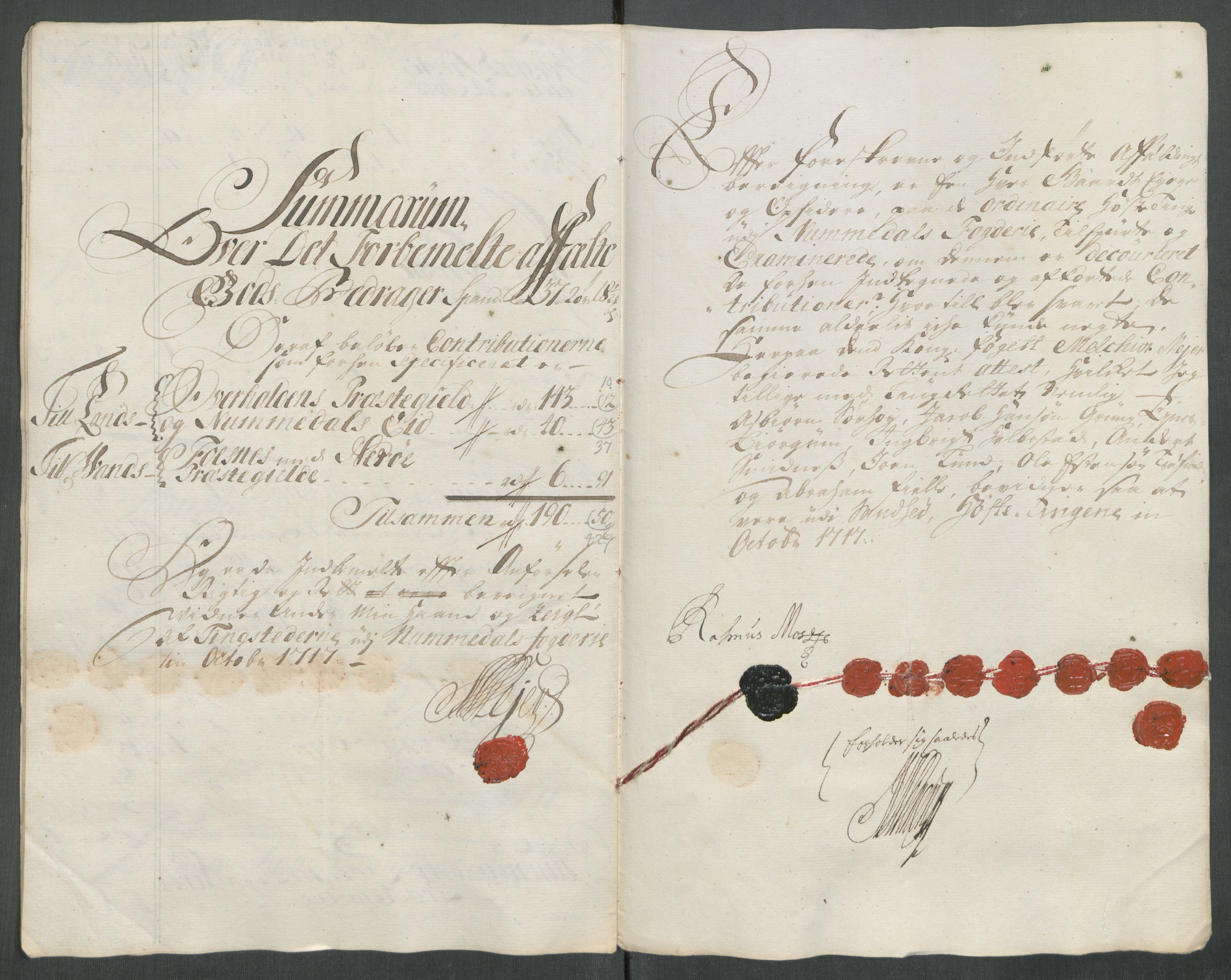 Rentekammeret inntil 1814, Reviderte regnskaper, Fogderegnskap, RA/EA-4092/R64/L4438: Fogderegnskap Namdal, 1717, s. 245